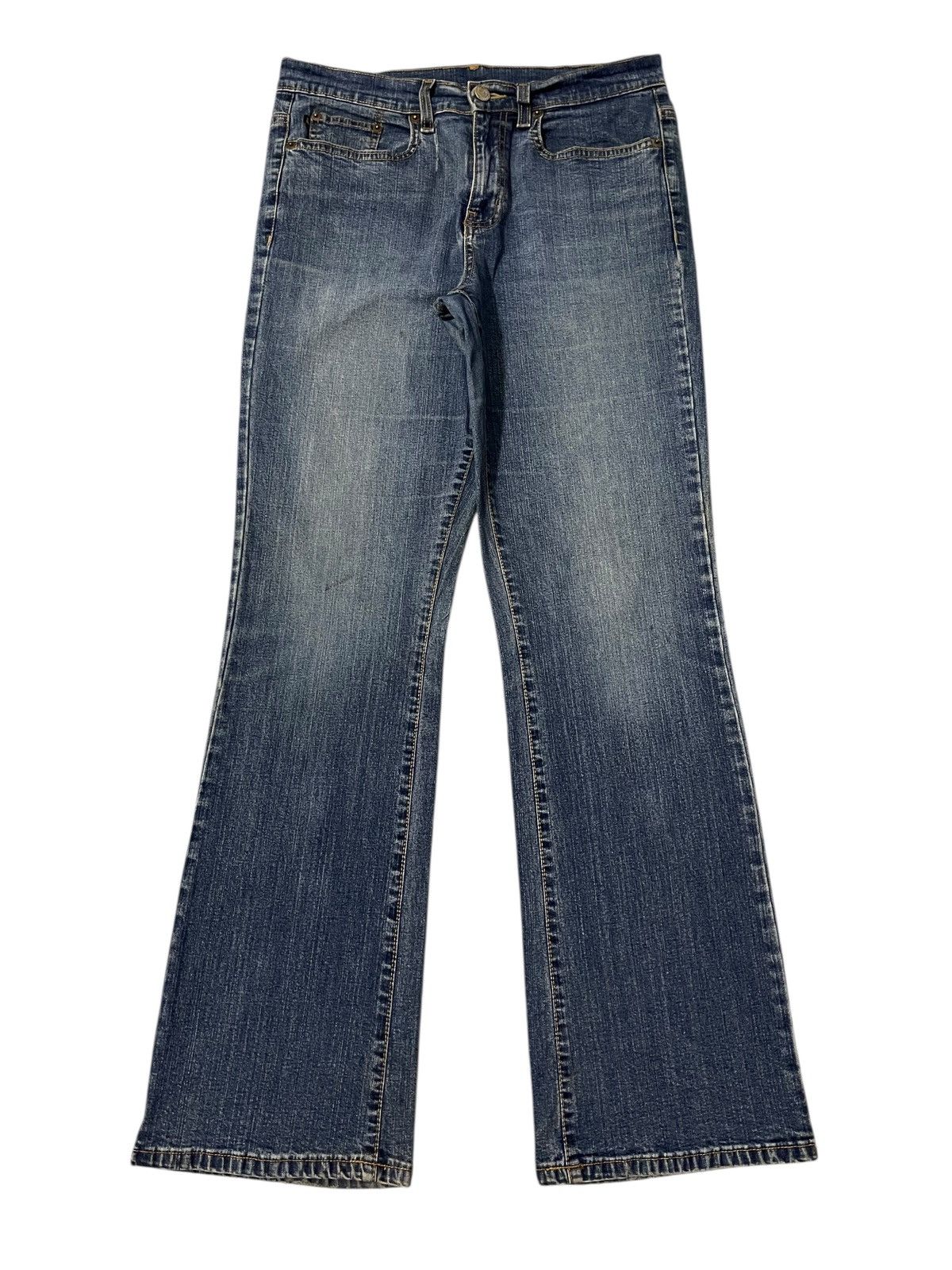 Polo Ralph Lauren FLARED💥 Polo Ralph Lauren Low Rise Flare Jeans Denim Size US 30 / EU 46 - 2 Thumbnail
