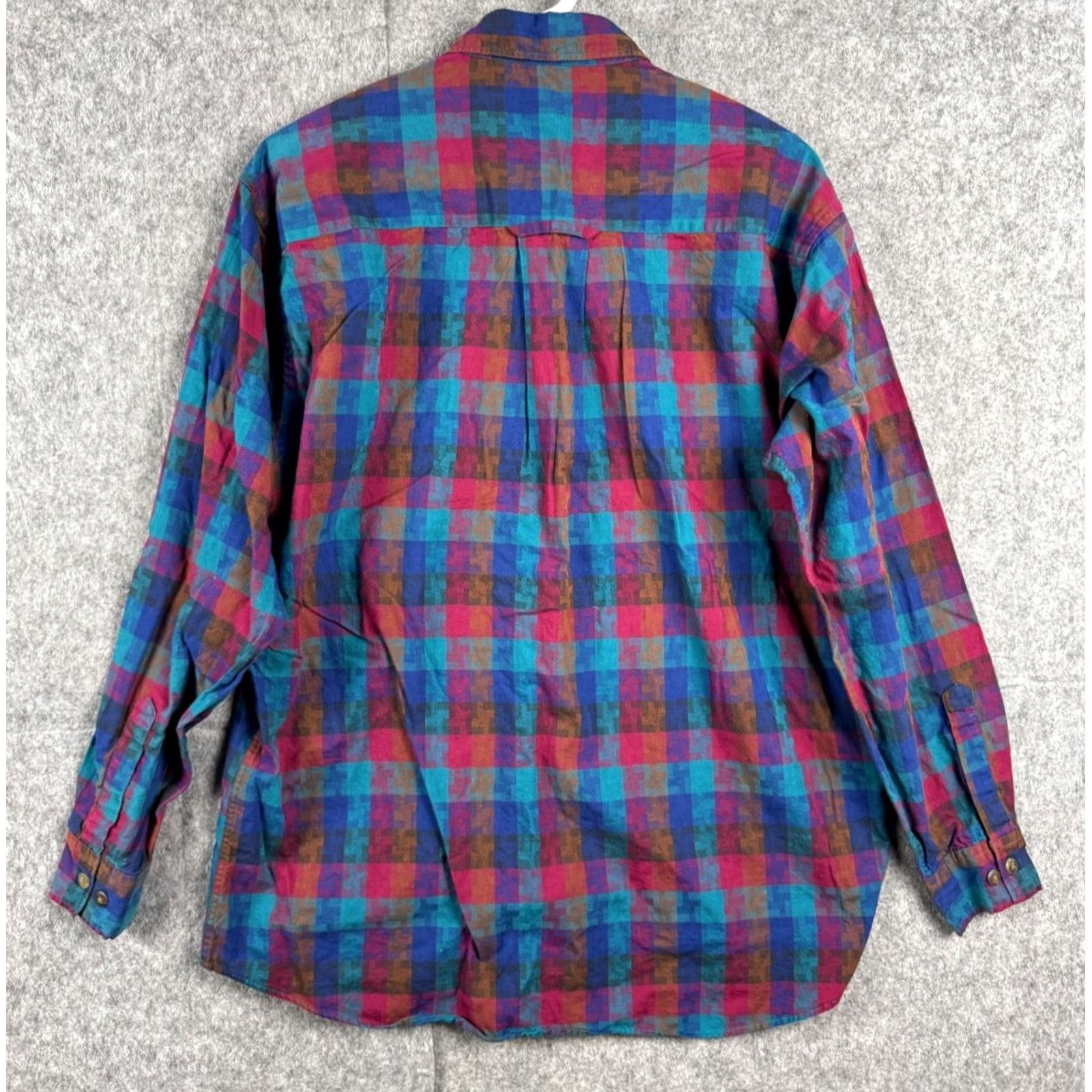 Vintage VINTAGE Henry Grethel Shirt Mens Medium Button Up Abstract Geometric Long Sleeve Size US M / EU 48-50 / 2 - 3 Thumbnail