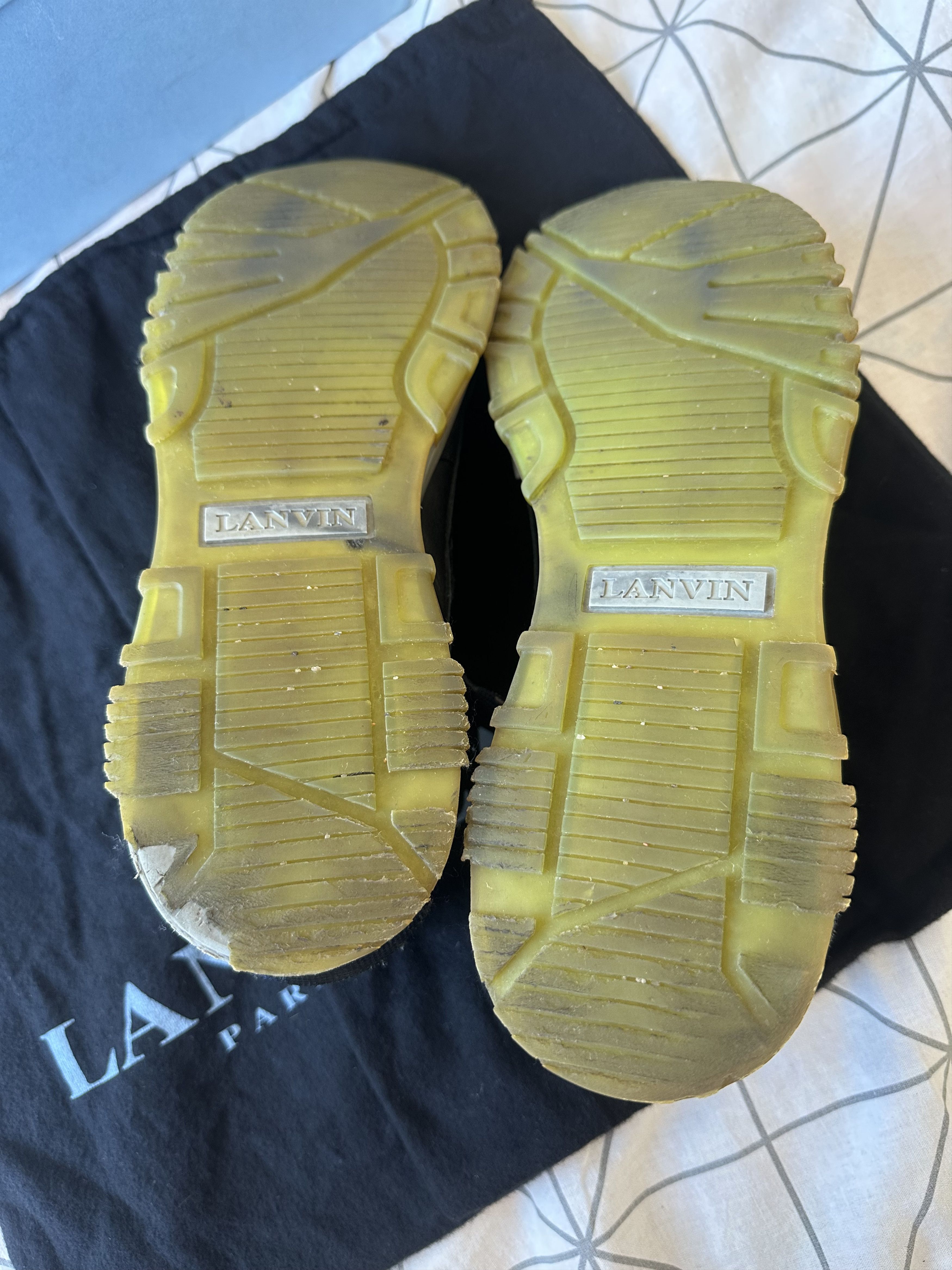 Lanvin Lanvin Runner Metallic Sneakers Size US 11 / EU 44 - 9 Thumbnail