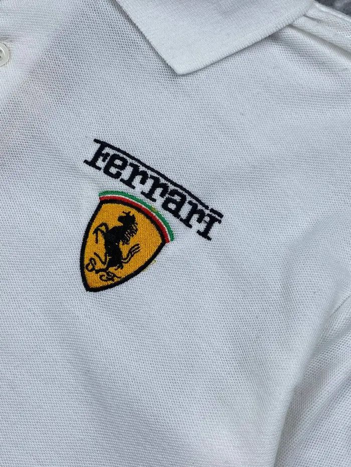 Ferrari Vintage Ferrari Polo Shirt Racing F1 Big Logo Size US M / EU 48-50 / 2 - 3 Thumbnail