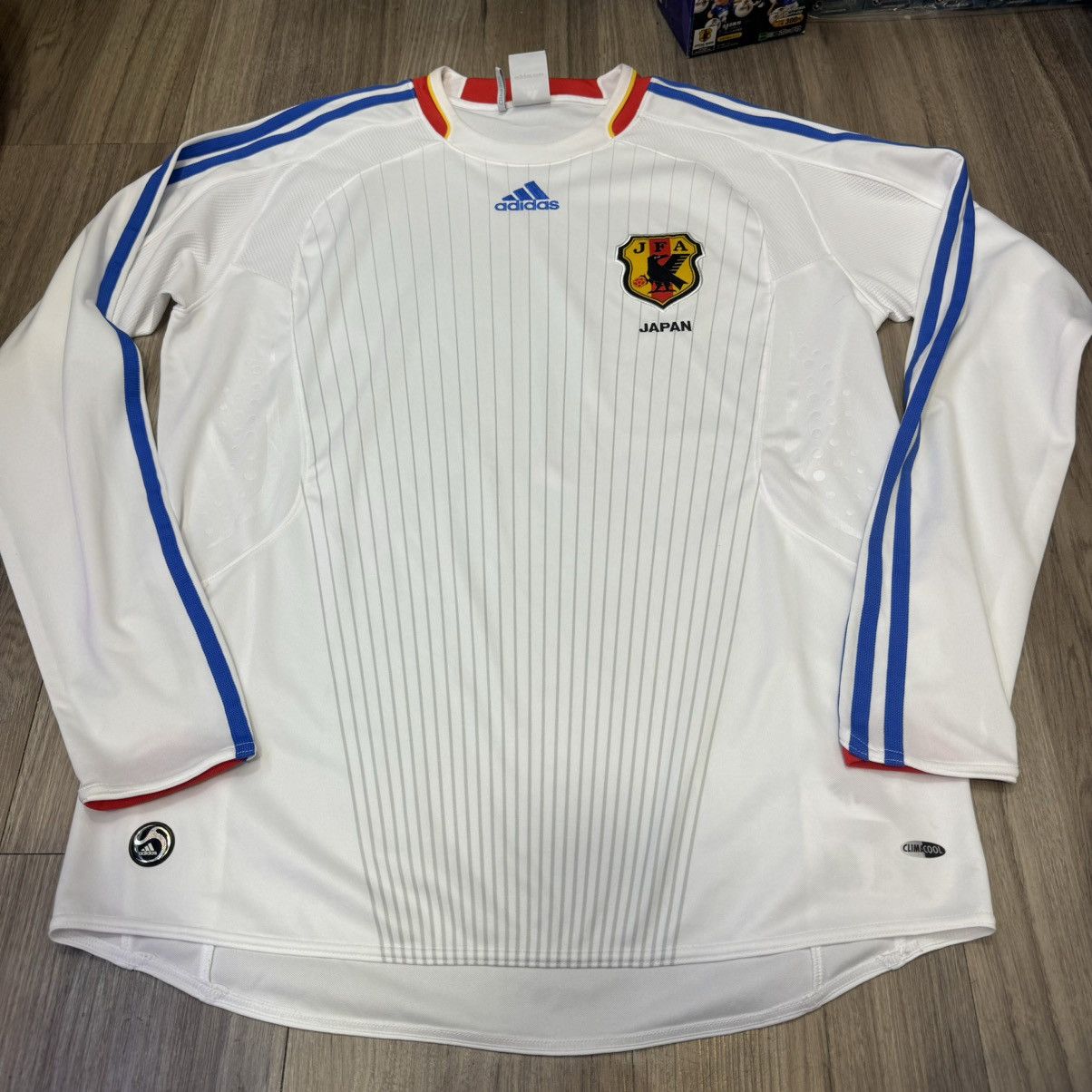 Adidas Japan 08/09 longsleeves away shirt Size US L / EU 52-54 / 3 - 1 Thumbnail