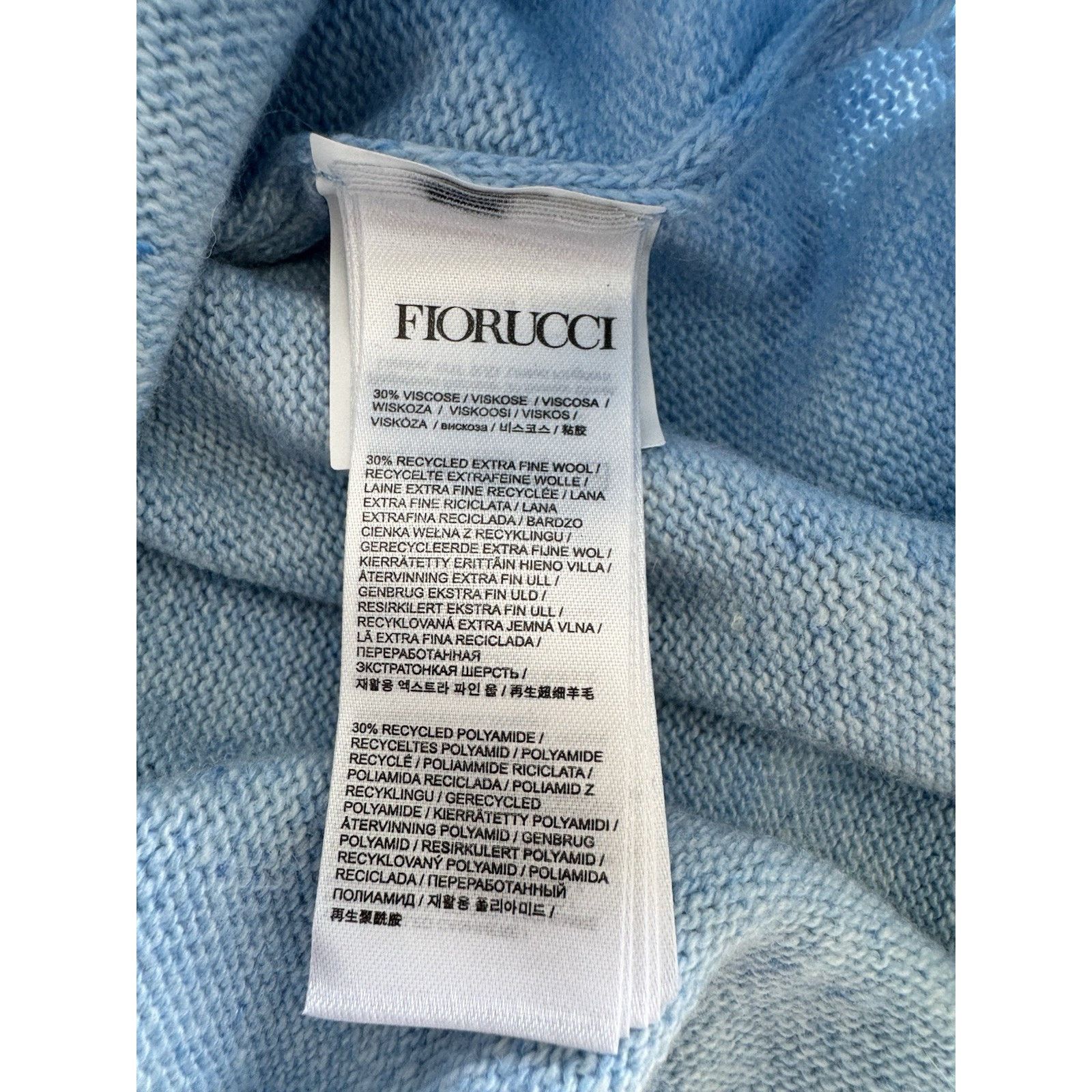 Fiorucci Fiorucci Blue Milano Angels Knit Jumper XL Size XL / US 12-14 / IT 48-50 - 6 Thumbnail