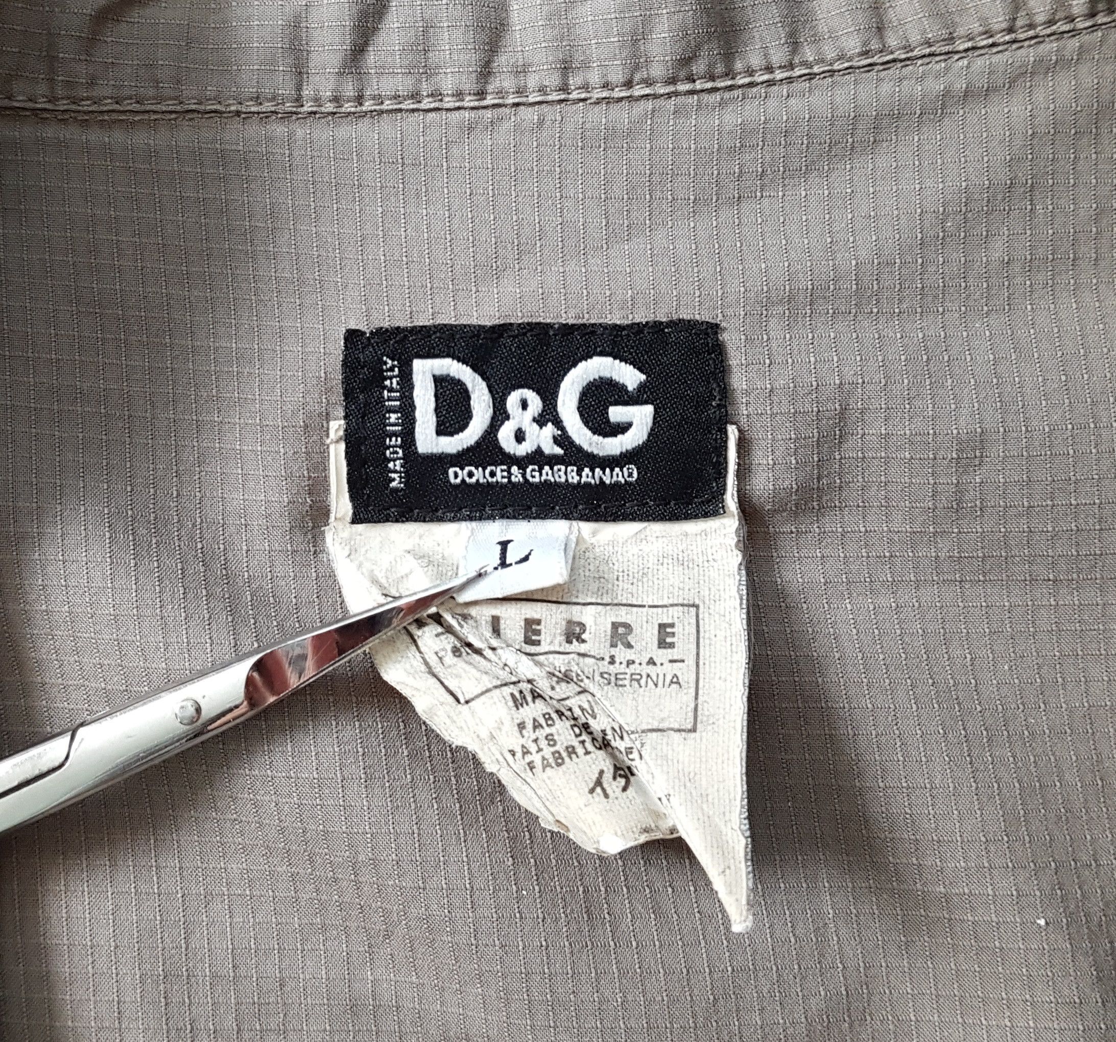 Dolce & Gabbana D&G Dolce & Gabbana Luxury Vintage Y2K Short Sleeve Shirt L Size US L / EU 52-54 / 3 - 9 Thumbnail