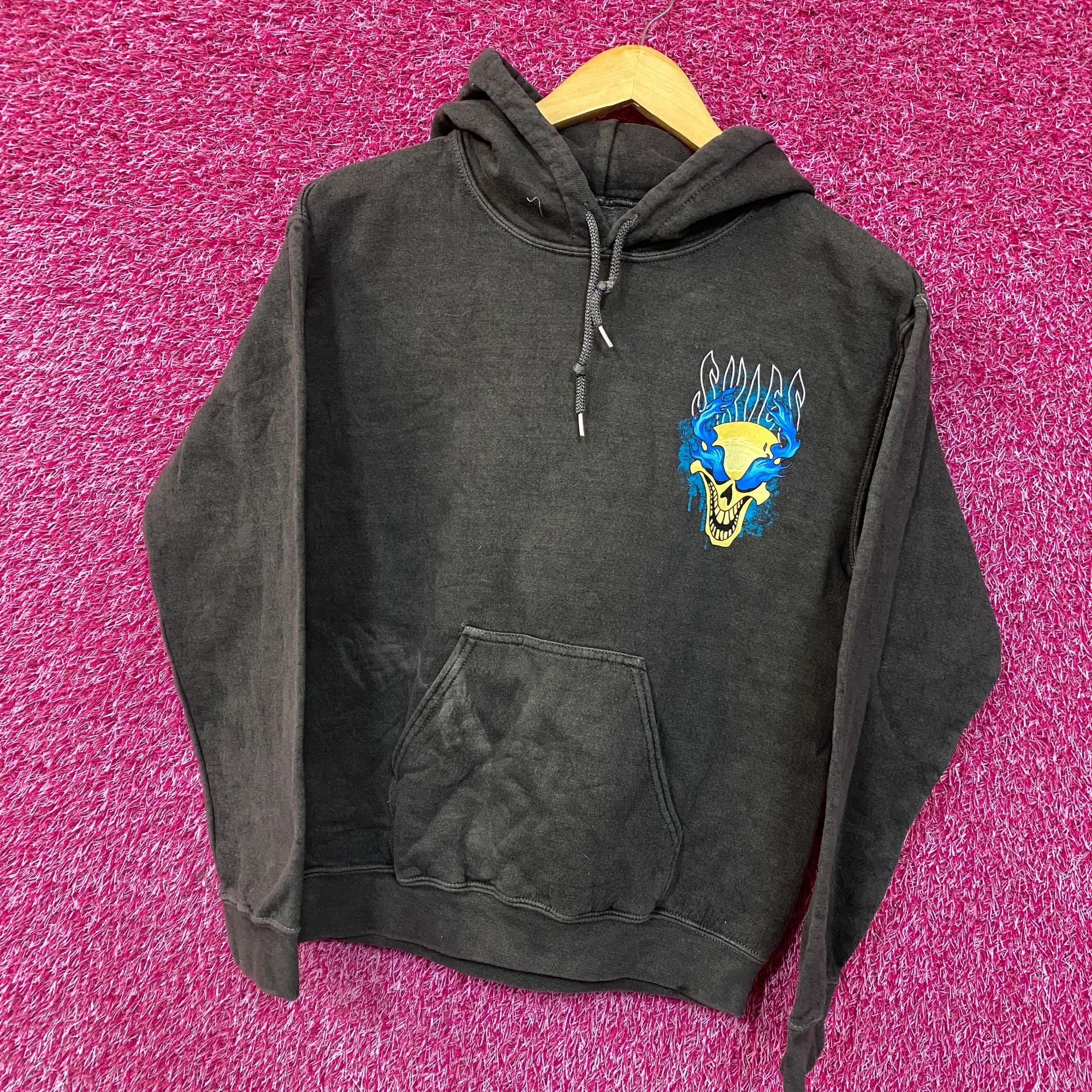 Other Little Skies Flaming Skull Emo Rap Hoodie Small Size US S / EU 44-46 / 1 - 3 Thumbnail