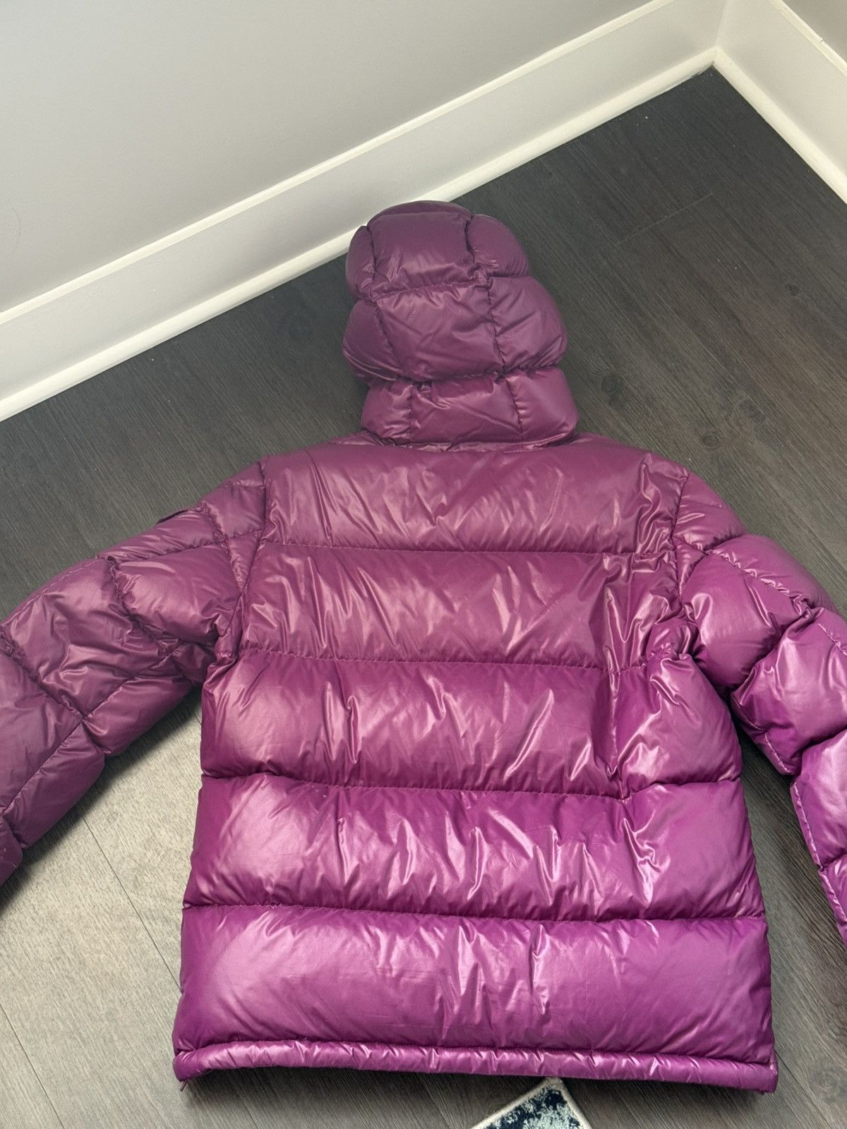Moncler Moncler Ecrins Down Jacket Grape Violet Size 4 (Large) Size US XL / EU 56 / 4 - 2 Thumbnail