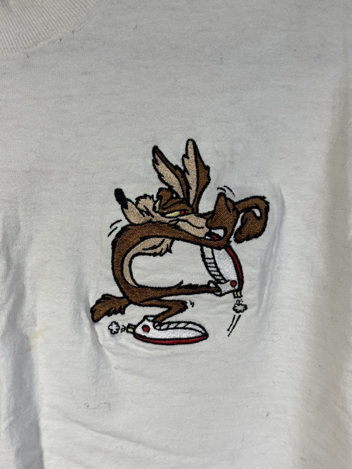 Changes Vintage 90s Wile E Coyote Shirt Warner Bros USA Large Size US L / EU 52-54 / 3 - 2 Thumbnail