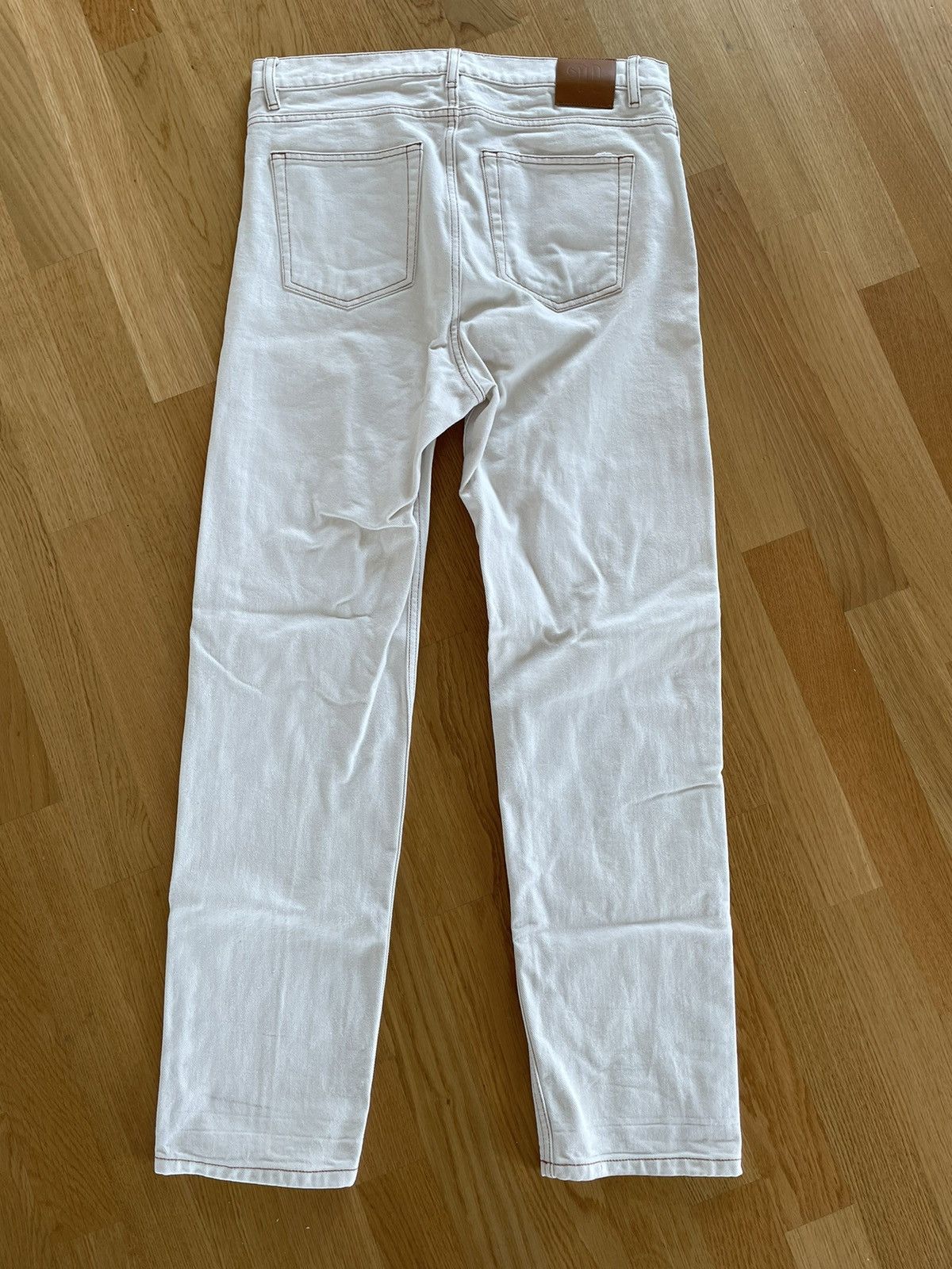 Nanushka Nanushka Offwhite/cream denim pants Size US 30 / EU 46 - 4 Thumbnail