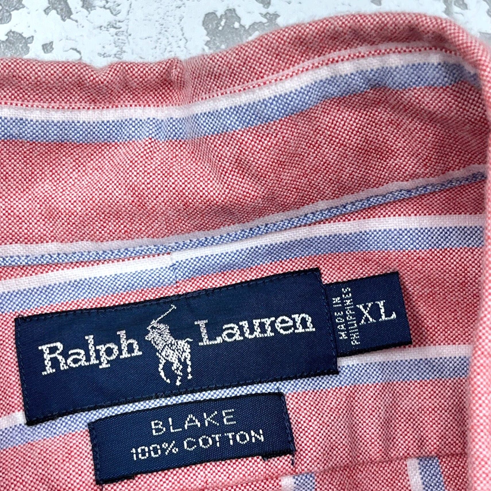 Ralph Lauren Ralph Lauren Shirt Men XL Pink Purple Oxford Button-Up Classic Fit Cotton Size 46R - 3 Thumbnail