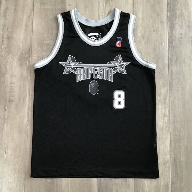 Bape × Nigo 🔥Vintage🔥 BAPE STA basketball tank top a bathing ape NIGO Size US M / EU 48-50 / 2 - 1 Thumbnail