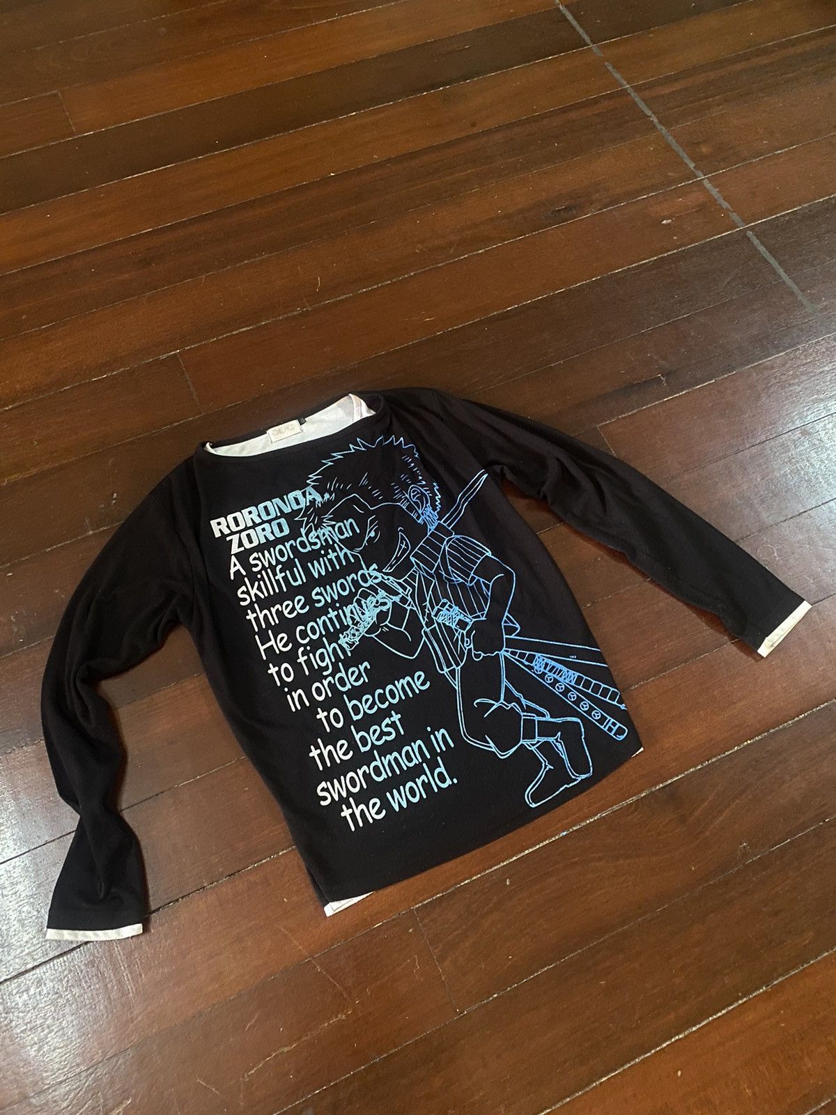Anime × Japanese Brand × One Piece Vintage Roronoa zoro Epic Scene One Piece Anime T shirt Size US M / EU 48-50 / 2 - 4 Thumbnail