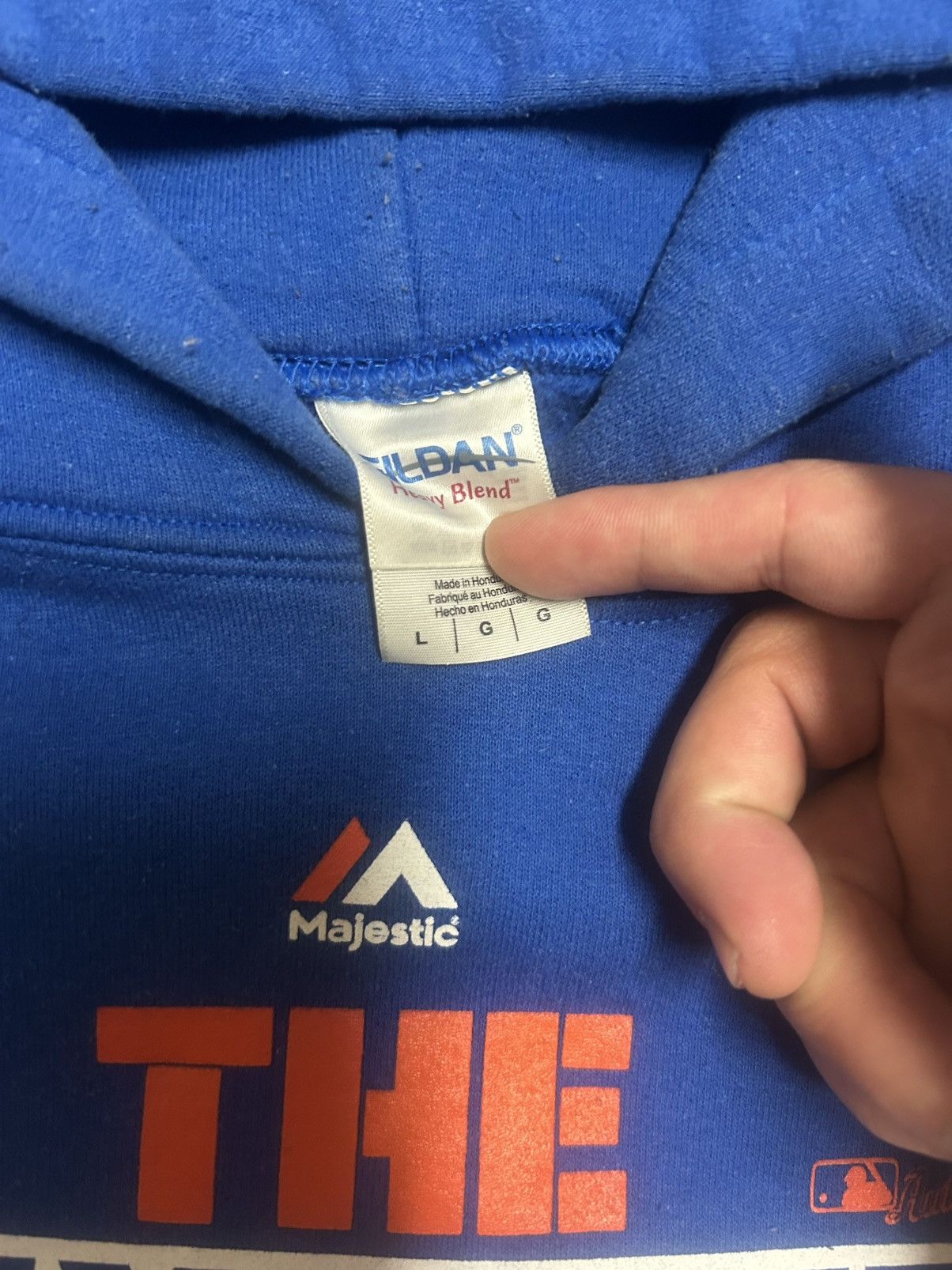 MLB × Majestic 2015 Mets World Series Hoodie Size US L / EU 52-54 / 3 - 3 Thumbnail
