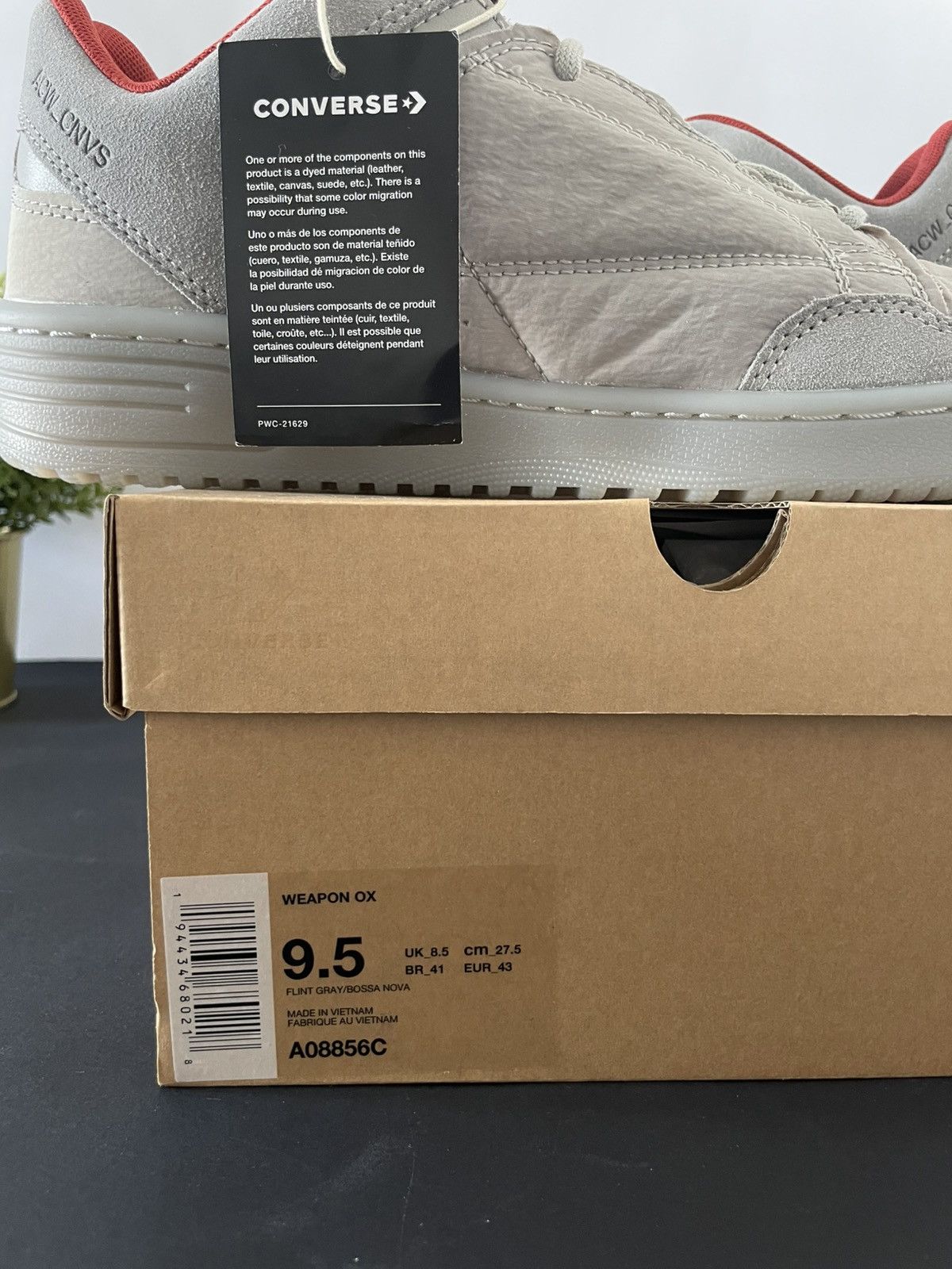 A-COLD-WALL* × Converse Converse Weapon Ox Size US 9.5 / EU 42-43 - 4 Thumbnail