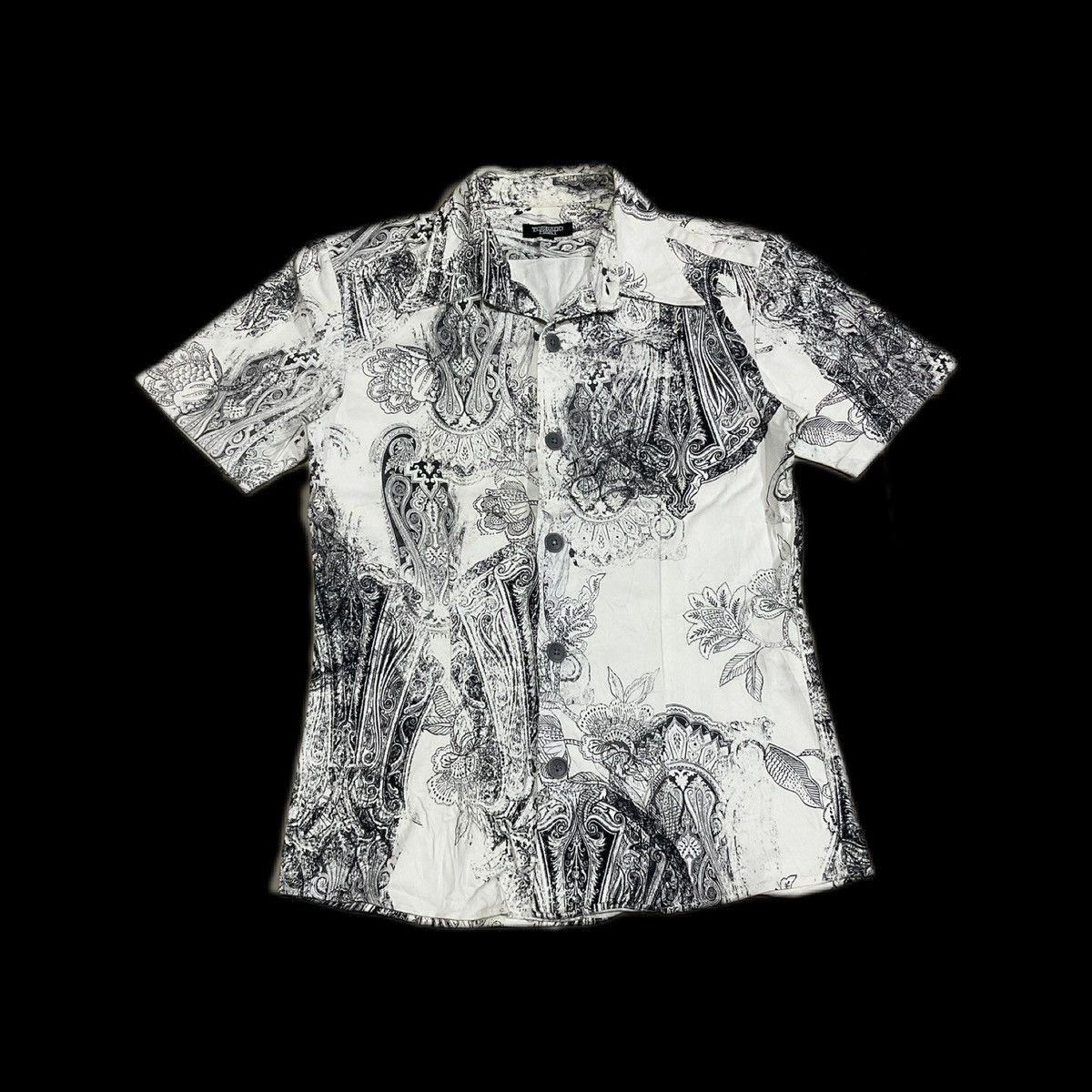 If Six Was Nine × Japanese Brand × Tornado Mart 🔥Sick Y2K Tornado Mart Shirt Psychedelic Paisley Size US L / EU 52-54 / 3 - 2 Thumbnail