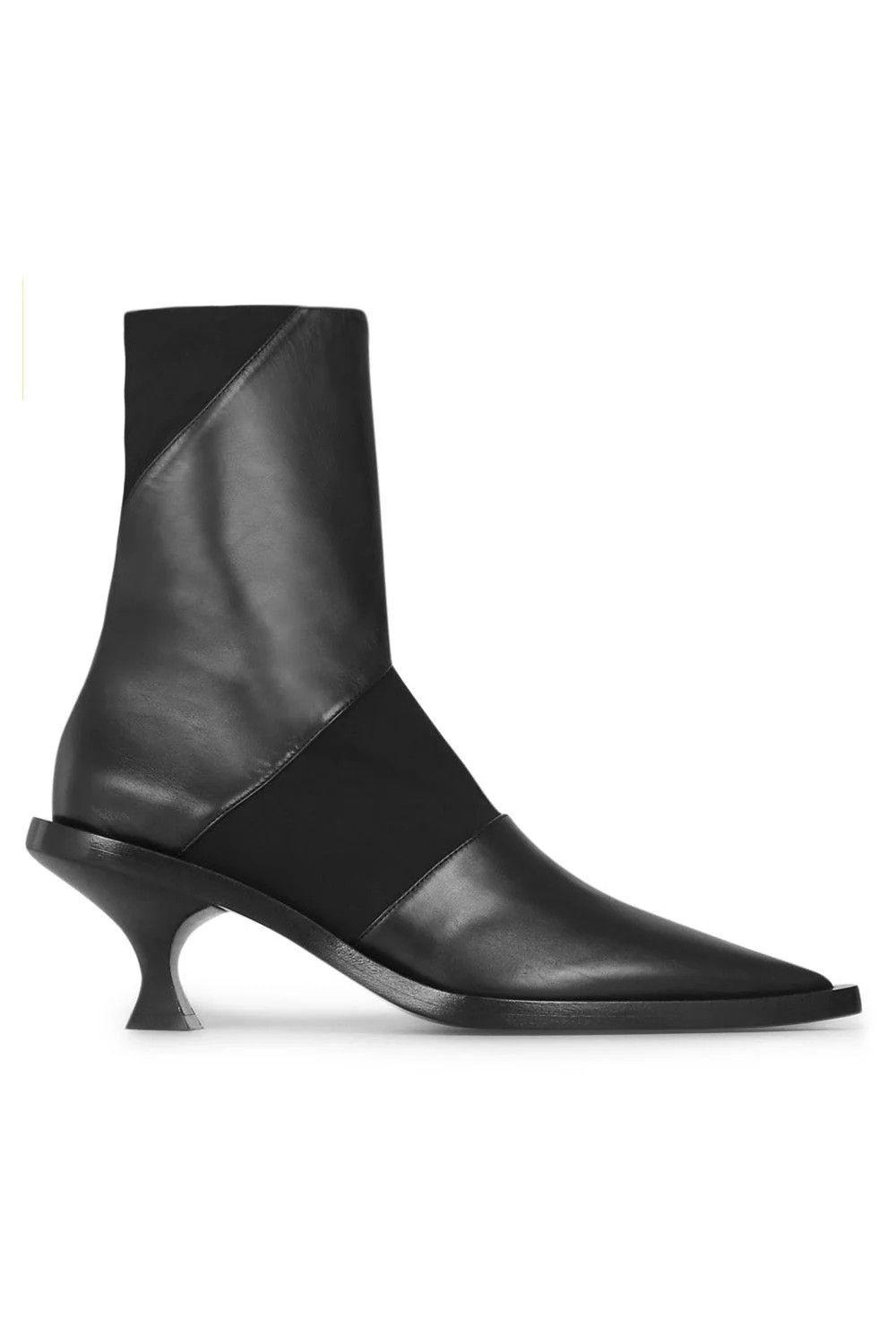 Jil Sander o1y1025 Ankle Boots in Black Size US 7 / IT 37 - 1 Thumbnail