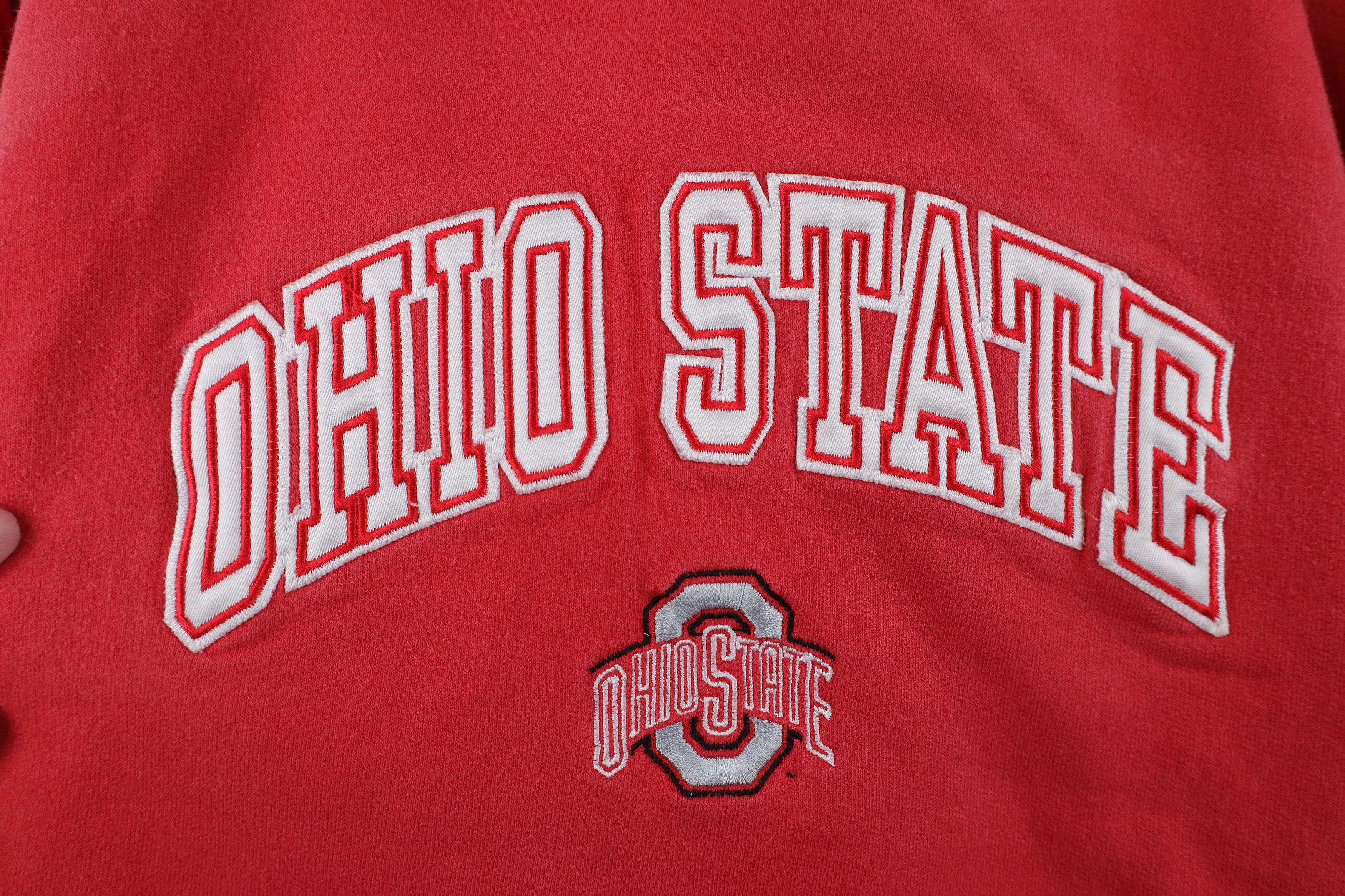 Vintage Vintage 90s Heavy Ohio State University Crewneck Sweatshirt Size US XXL / EU 58 / 5 - 4 Thumbnail