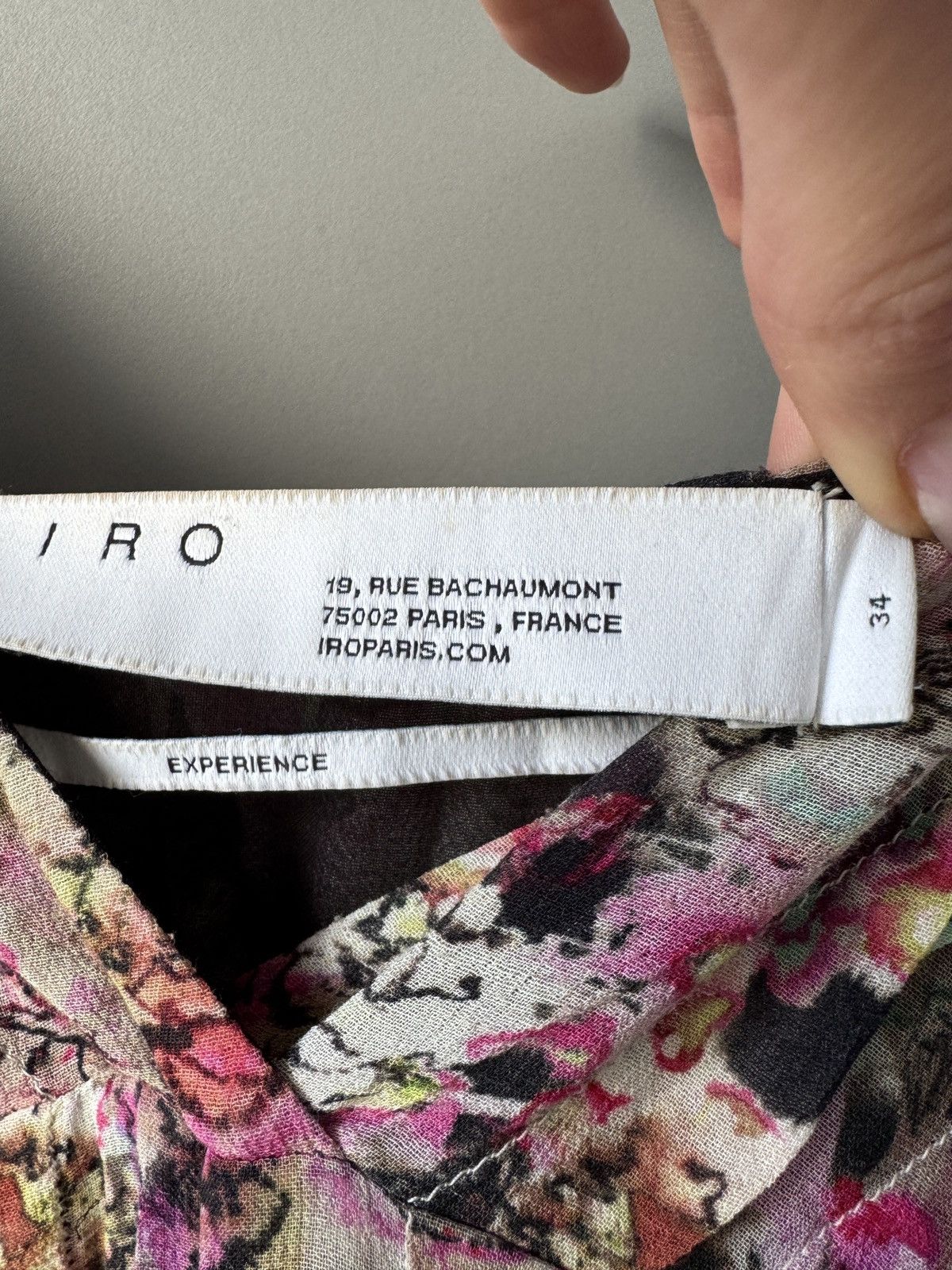 Iro × Sezane Iro Floral Printed Long Maxi Dress Size XXS / US 00 / IT 34 - 4 Thumbnail