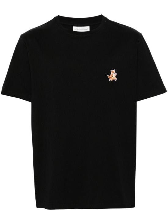 Maison Kitsune MAISON KITSUNE Men T-Shirts MM00125 KJ0008P199 Black Size US M / EU 48-50 / 2 - 1 Thumbnail