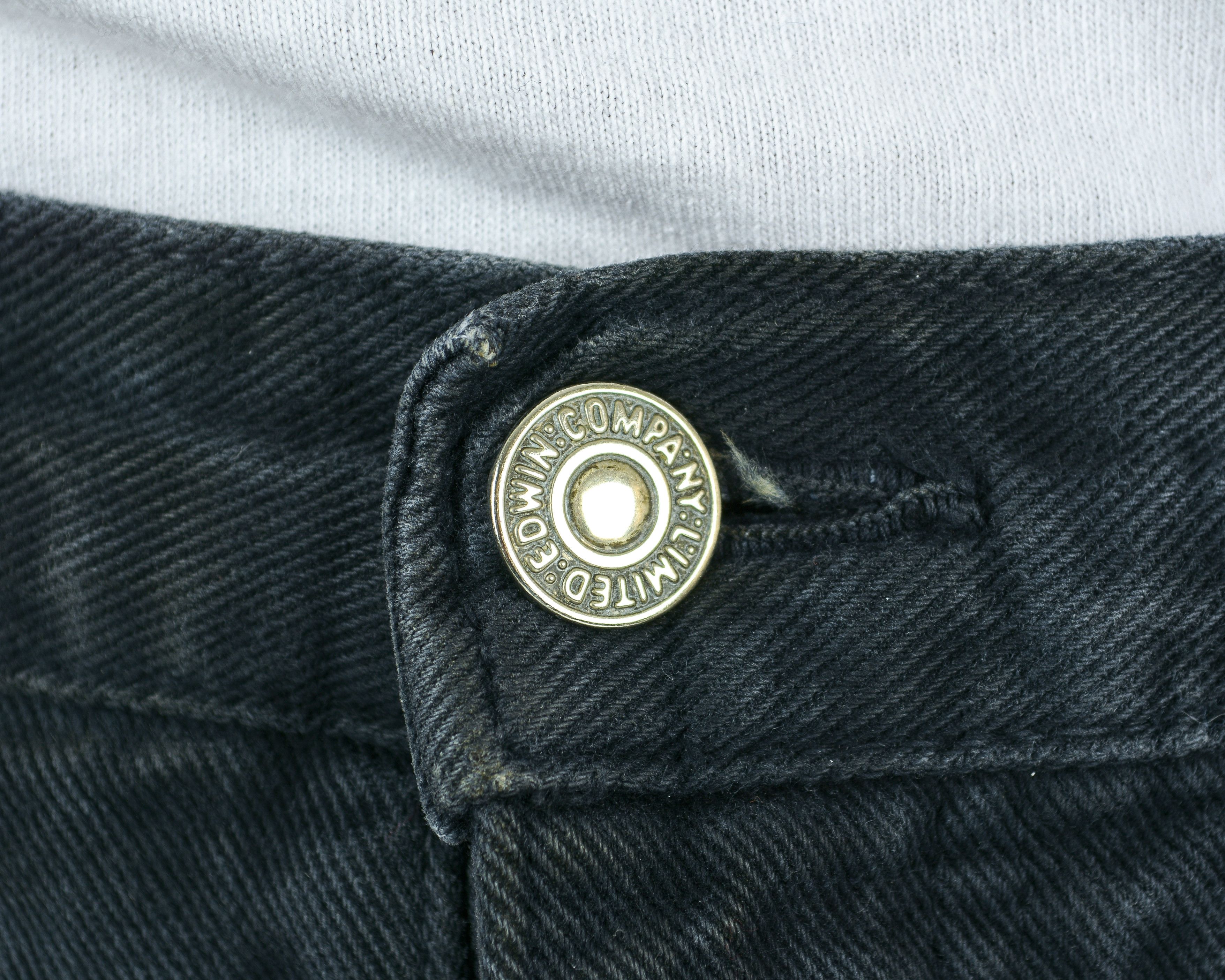 Edwin EDWIN Newton Slim W33 L28 Straight Jeans Pants Trousers Size US 33 - 3 Thumbnail