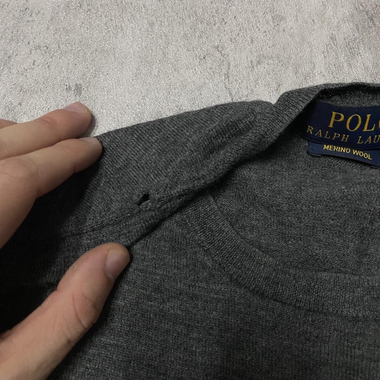 Polo Ralph Lauren Grey Polo Ralph Lauren slim fit merino wool jumper Size US M / EU 48-50 / 2 - 4 Thumbnail