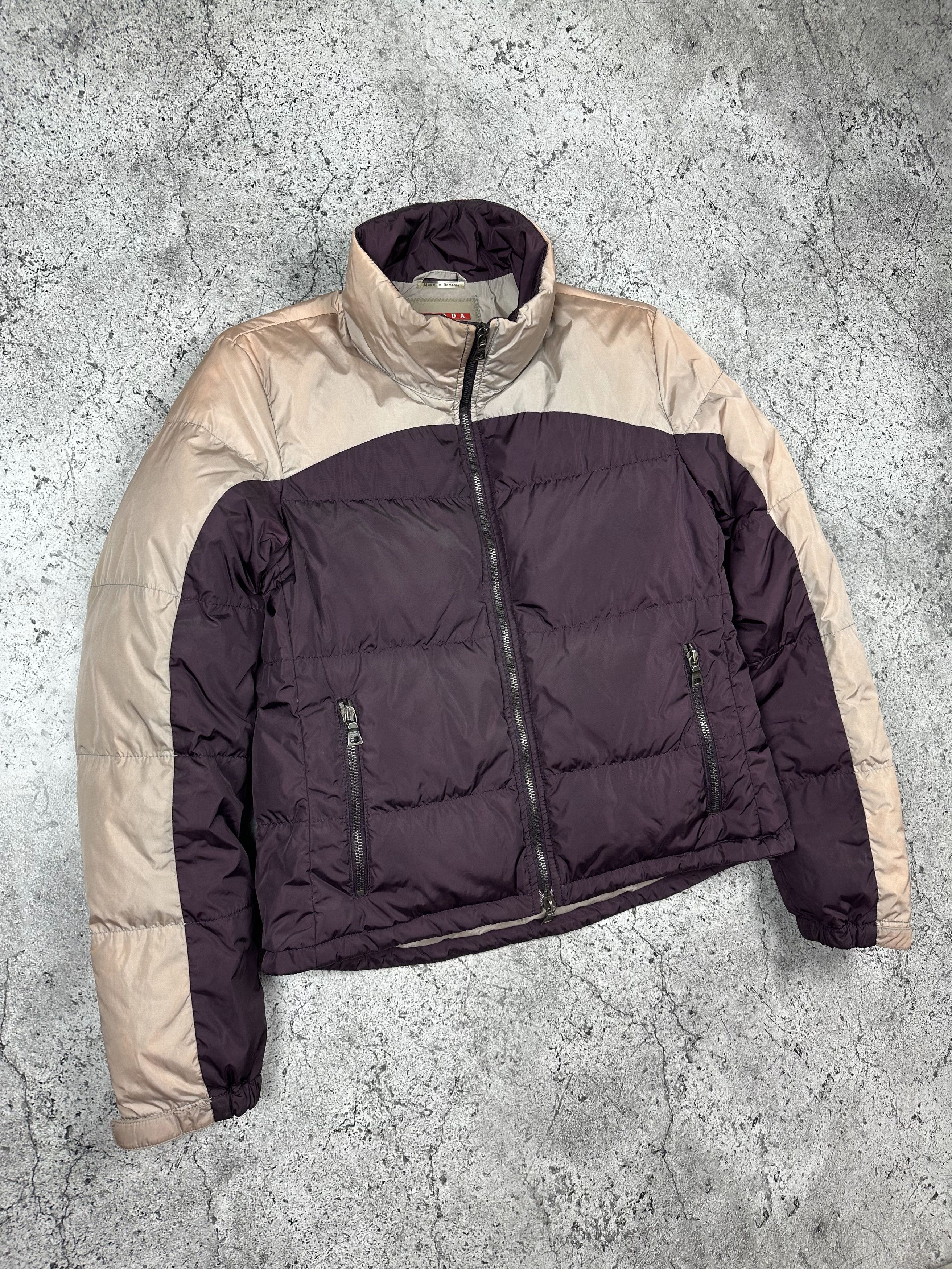 Prada 🔥 Prada Red Tab Vintage Nylon Puffer Down Jacket 🔥 Size S / US 4 / IT 40 - 2 Thumbnail