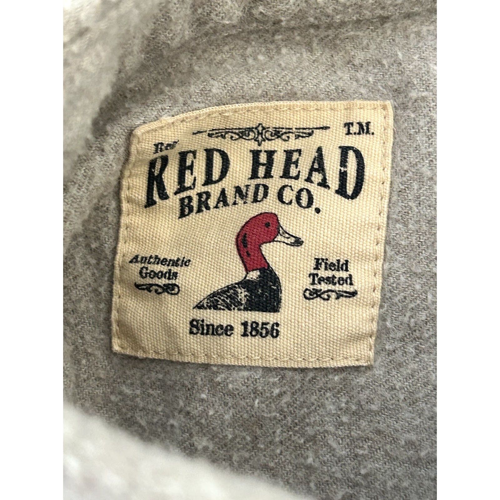 Vintage RedHead Button-Up Shirt Large Beige Long Sleeve Pockets sz Large Size US L / EU 52-54 / 3 - 4 Thumbnail