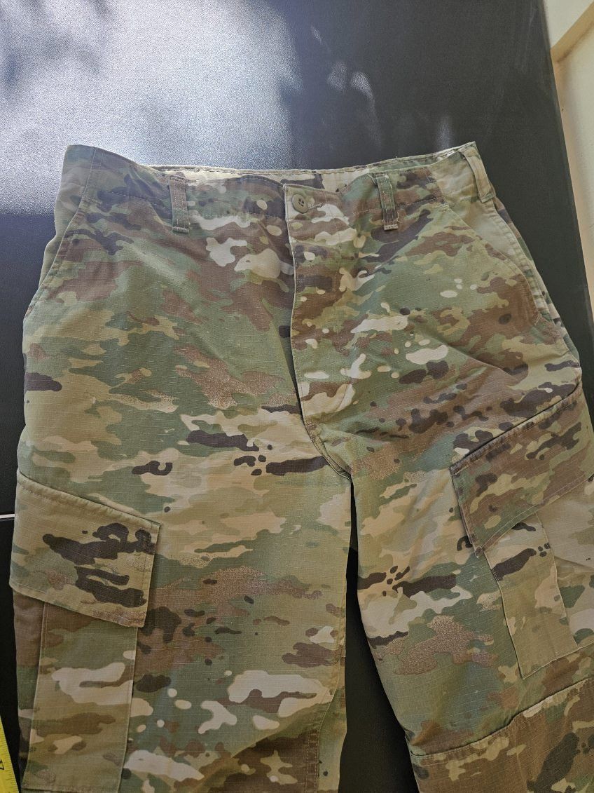 Other U.S. Army Green Camouflage Cargo Pants Size US 32 / EU 48 - 3 Thumbnail