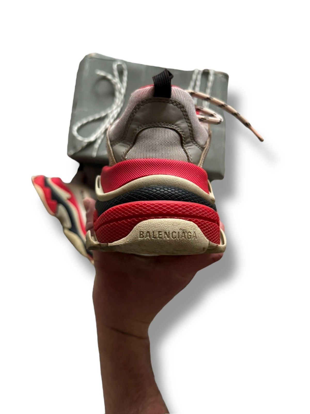 Balenciaga Balenciaga Triple S Red Size US 8 / EU 41 - 7 Thumbnail