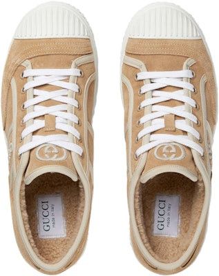 Gucci Gucci Logo Suede Low Top Comfy Sneakers SIZE 35 Size ONE SIZE - 1 Thumbnail