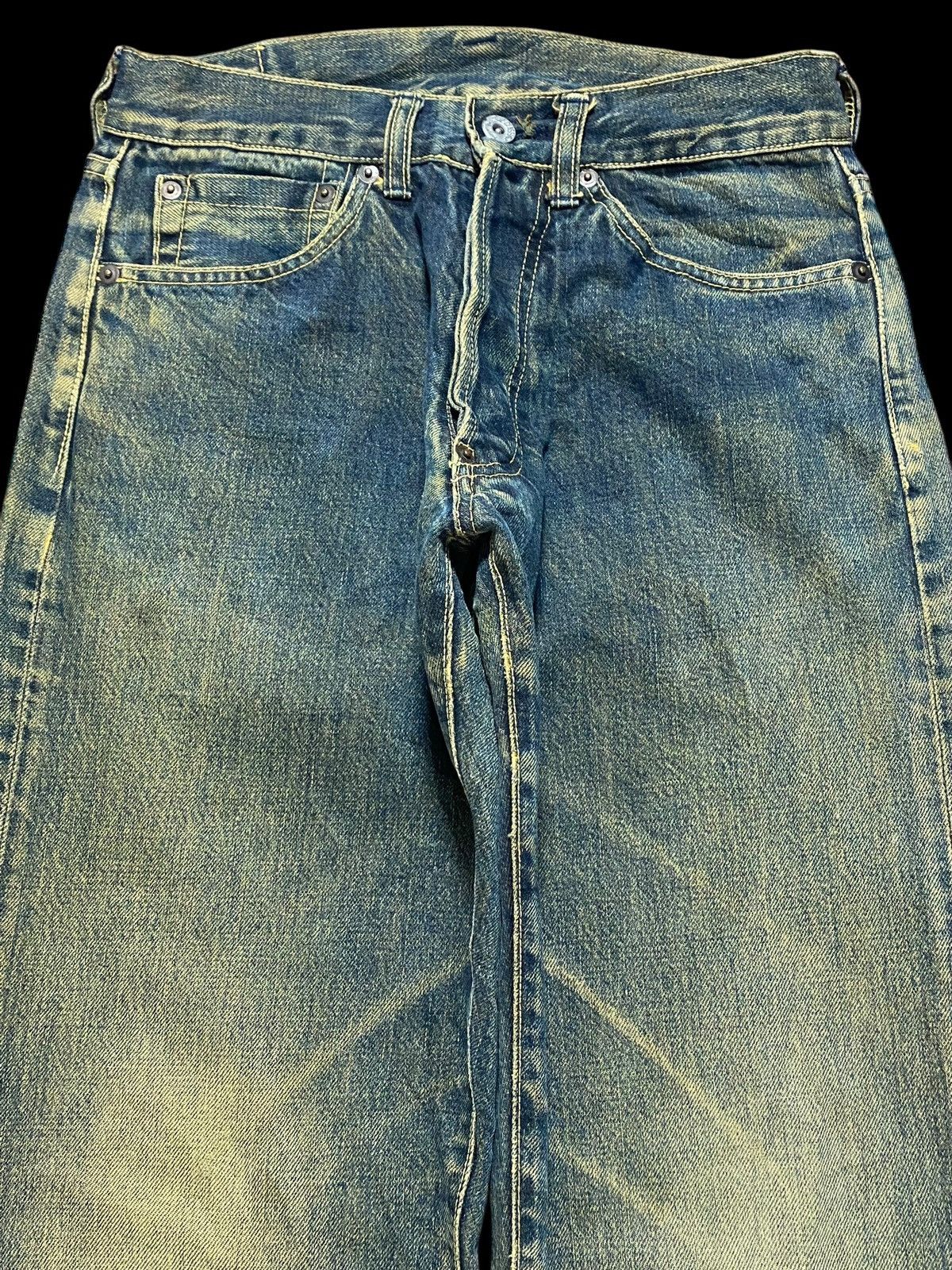 Vintage Vintage Japanese Brand Large Selvedge Rusty Skinny Jeans Size US 27 - 3 Thumbnail