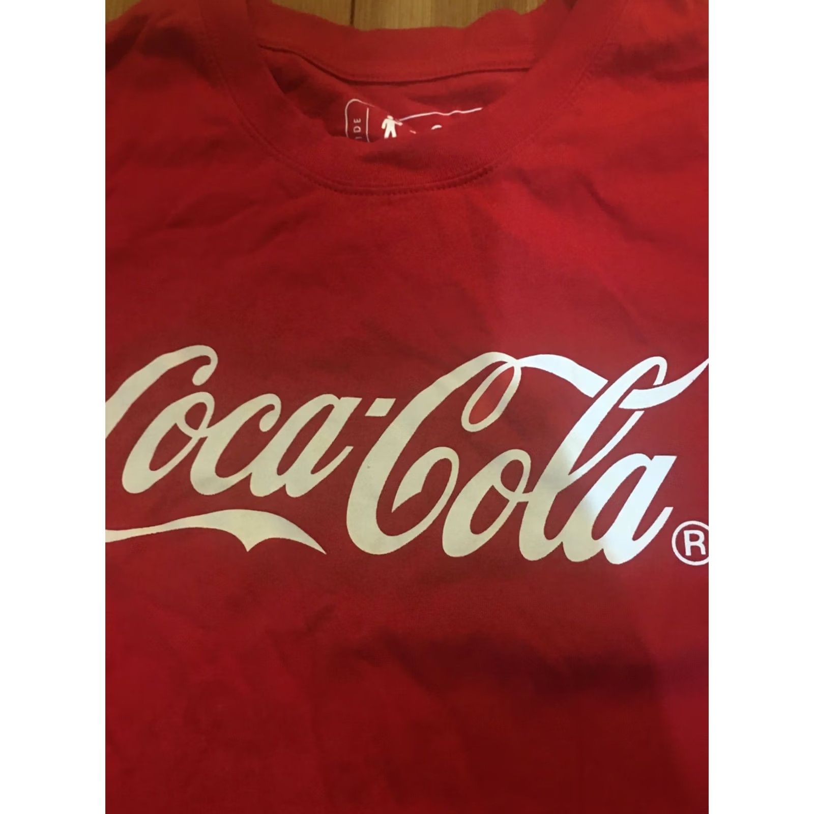 Vintage Coca-Cola T-Shirt Red Logo Earth Recycling Made From Recycled Bottles Men’s Medium Regular Crew Neck Short Sleeve Size US M / EU 48-50 / 2 - 2 Thumbnail