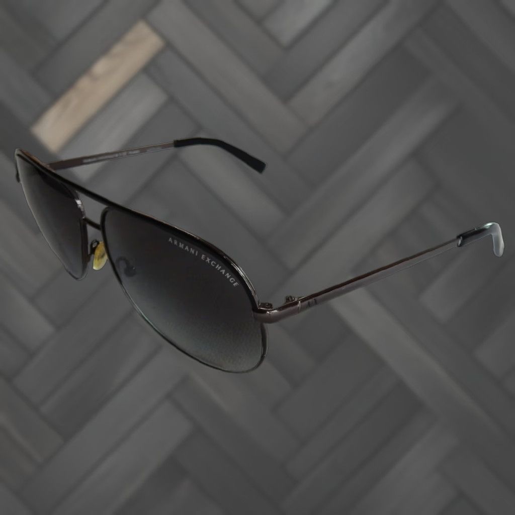 Armani Exchange VINTAGE Armani Exchange Sunglasses Men Shield Silver 61mm Frame 2002 Size ONE SIZE - 1 Thumbnail
