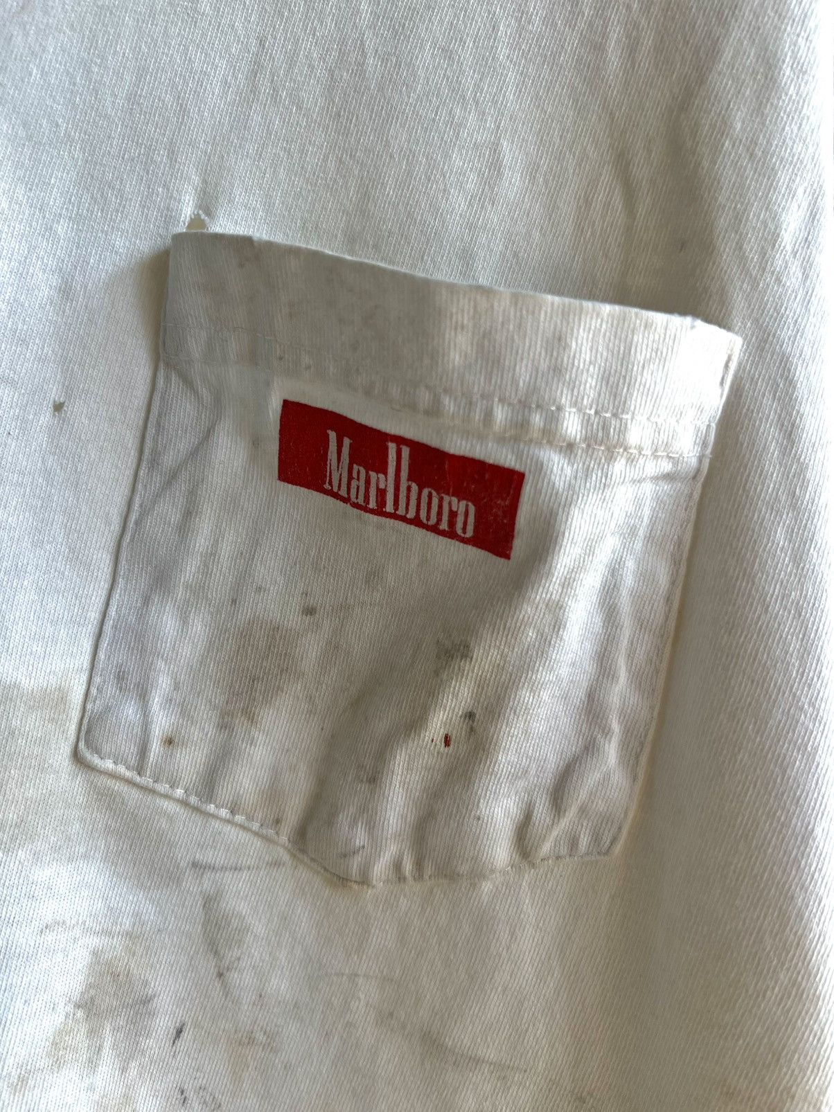Vintage Thrashed 90s Marlboro Chopper Faded Distressed Grunge Tee Size US L / EU 52-54 / 3 - 4 Thumbnail