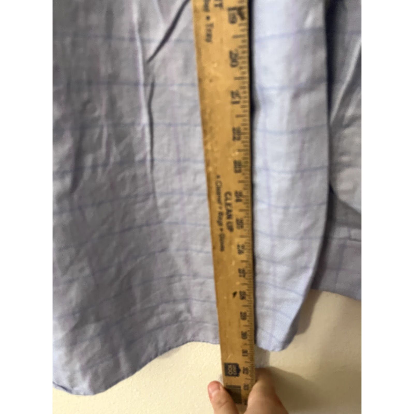 Michael Kors Michael Kors Dress Shirt Blue Plaid 15.5 Button Shirt 100% Cotton Non Iron Shirt Men Size 40R - 4 Thumbnail