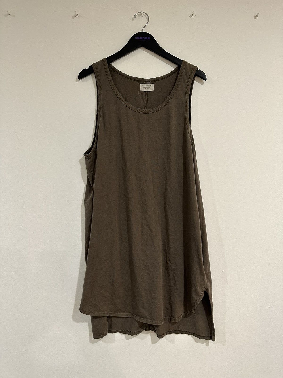image of Fear Of God 2Nd Collection Layering Tank in Olive, Men's (Size XL)