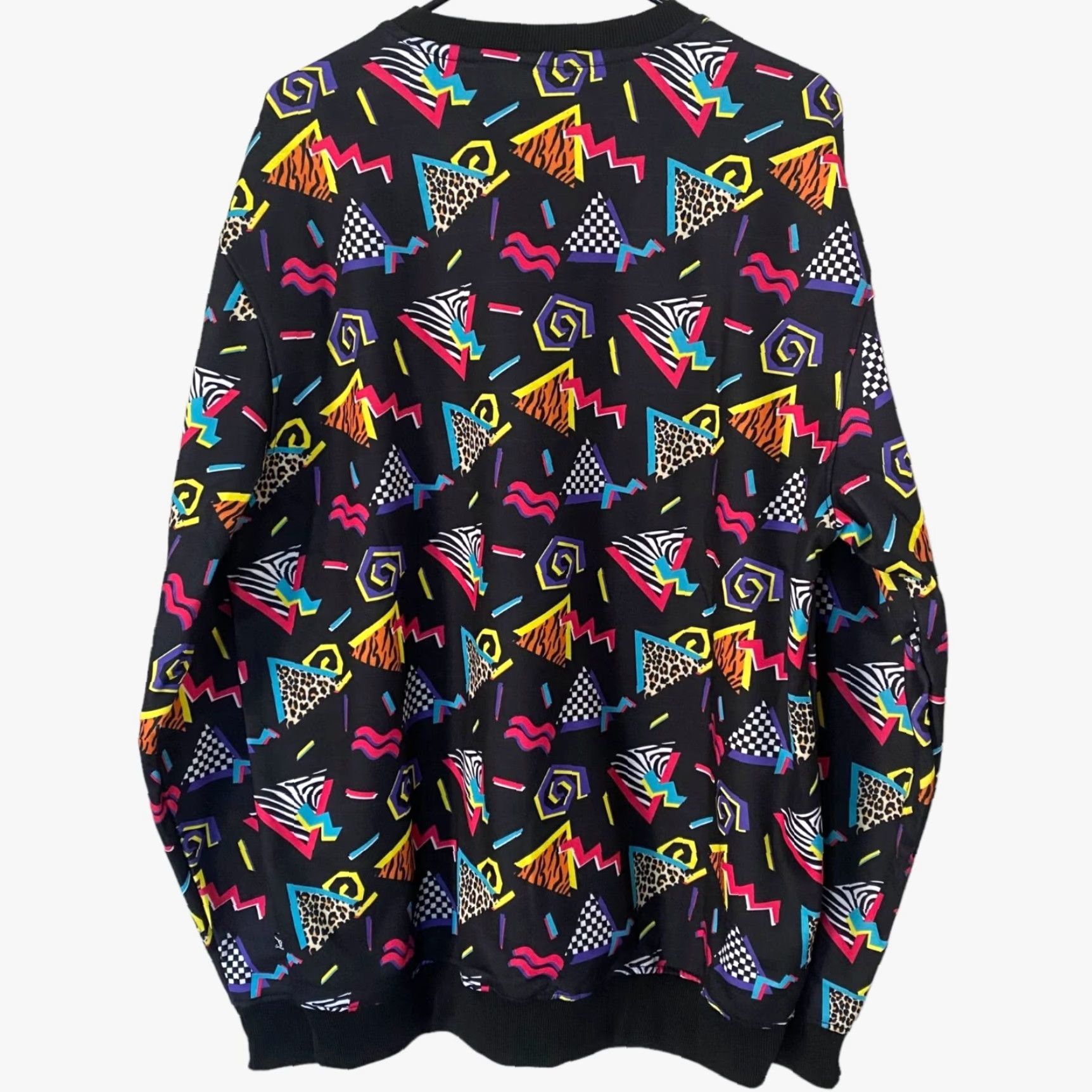 Vintage VINTAGE Screenshot Crewneck Sweatshirt Men 2XL Black Graphic Print Hip Hop Streetwear Long Sleeve Size US XXL / EU 58 / 5 - 3 Thumbnail