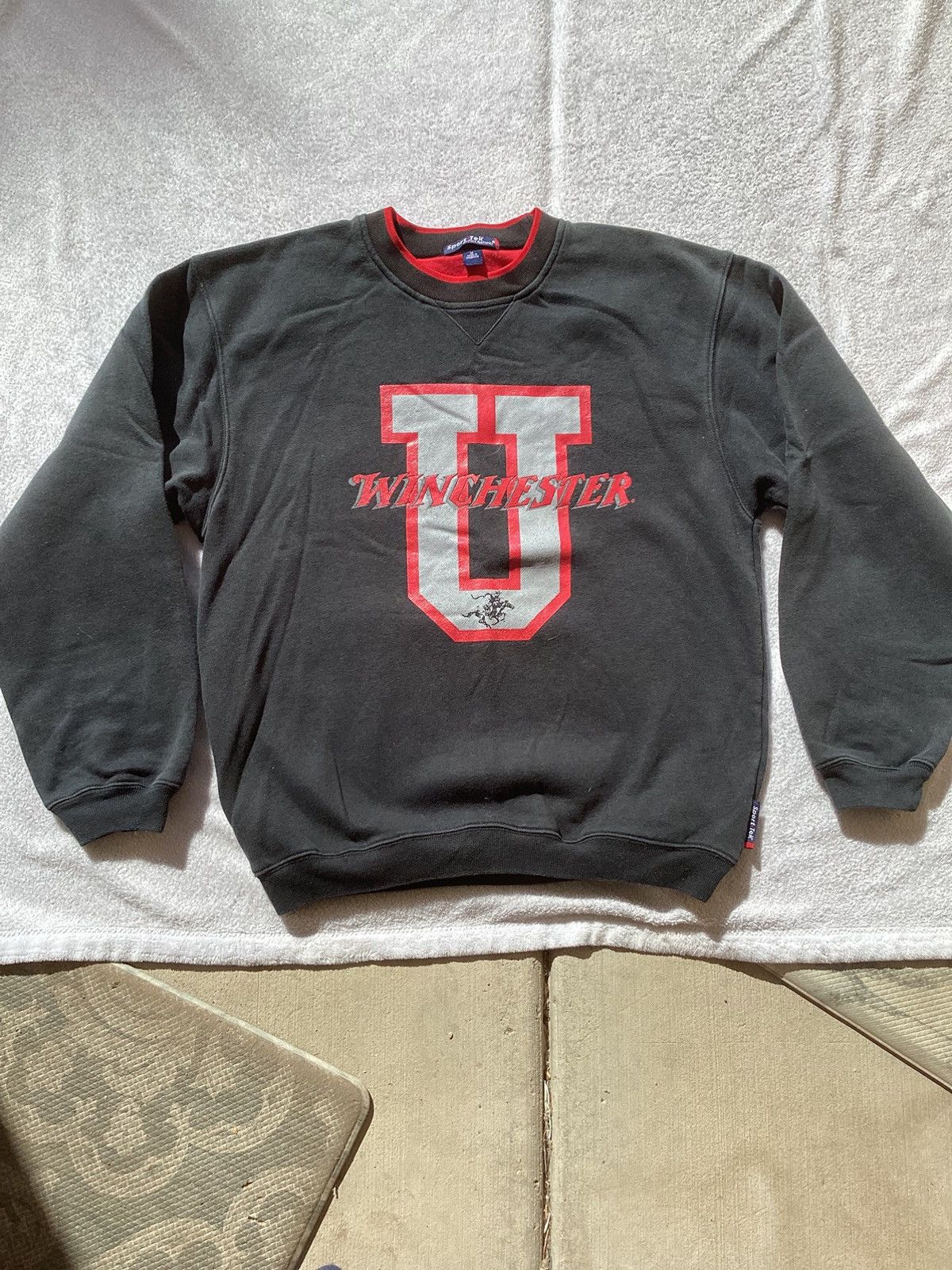 Winchester Vintage Winchester rifle sports tek LS hoodless sweatshirt Size US M / EU 48-50 / 2 - 1 Thumbnail