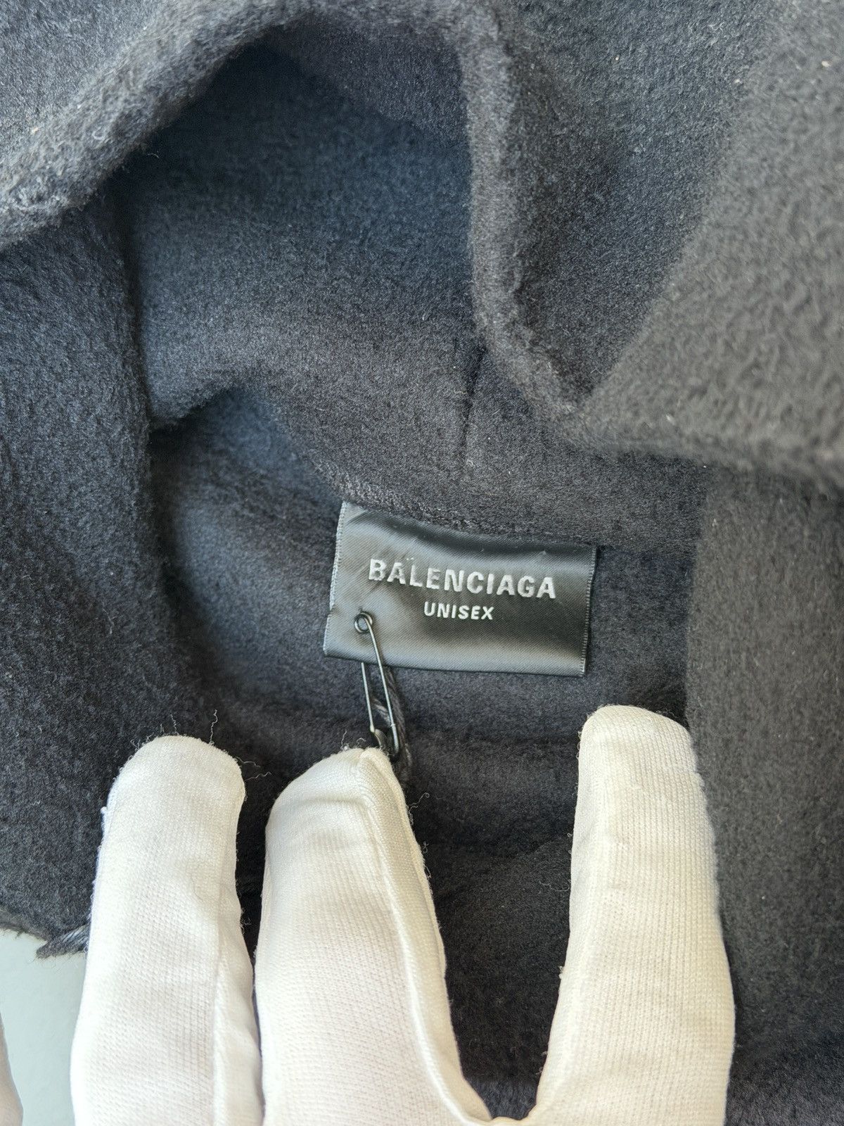 Balenciaga Balenciaga Paris Moon Fleece Oversized Hoodie Size US S / EU 44-46 / 1 - 9 Thumbnail