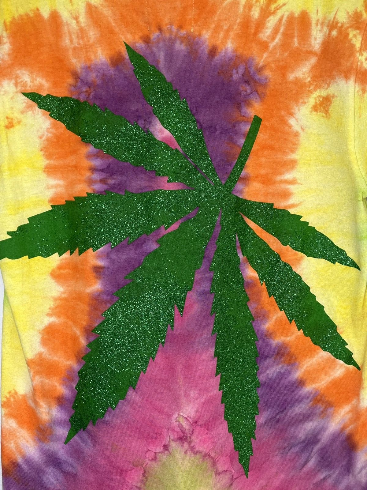 Gallery Dept. Gallery Dept. Weed Tie Dye Tee- XS Size US XS / EU 42 / 0 - 10 Thumbnail