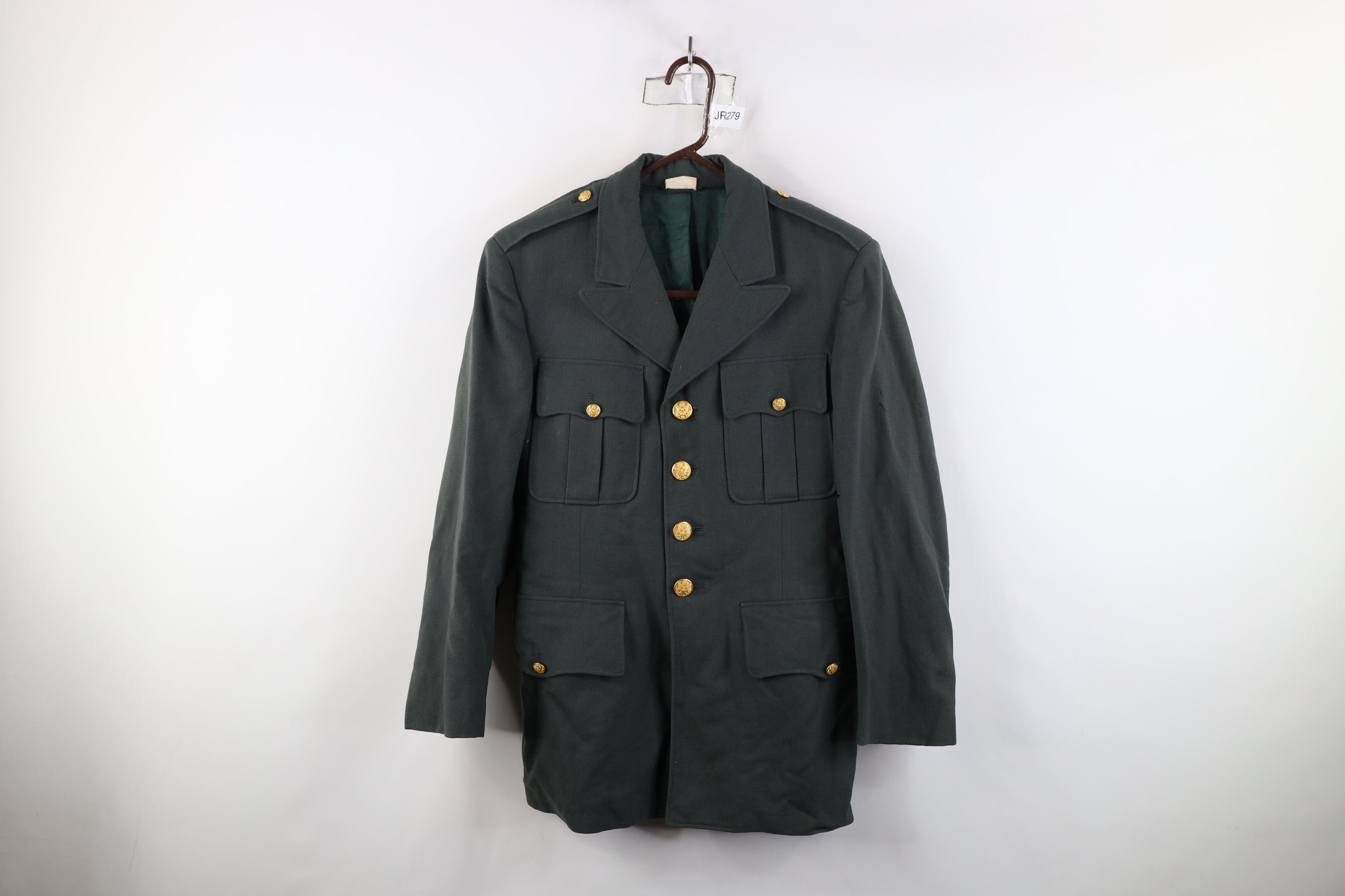 Vintage Vintage 60s Vietnam Era Class 3 Officer Jacket Green USA Size US L / EU 52-54 / 3 - 1 Thumbnail