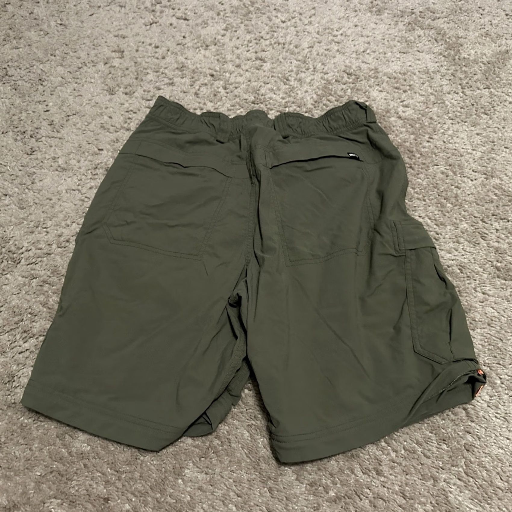 Vintage REI Cargo Shorts Men's 32x30 Hiking Outdoor Utility Performance Green Size US 32 / EU 48 - 3 Thumbnail