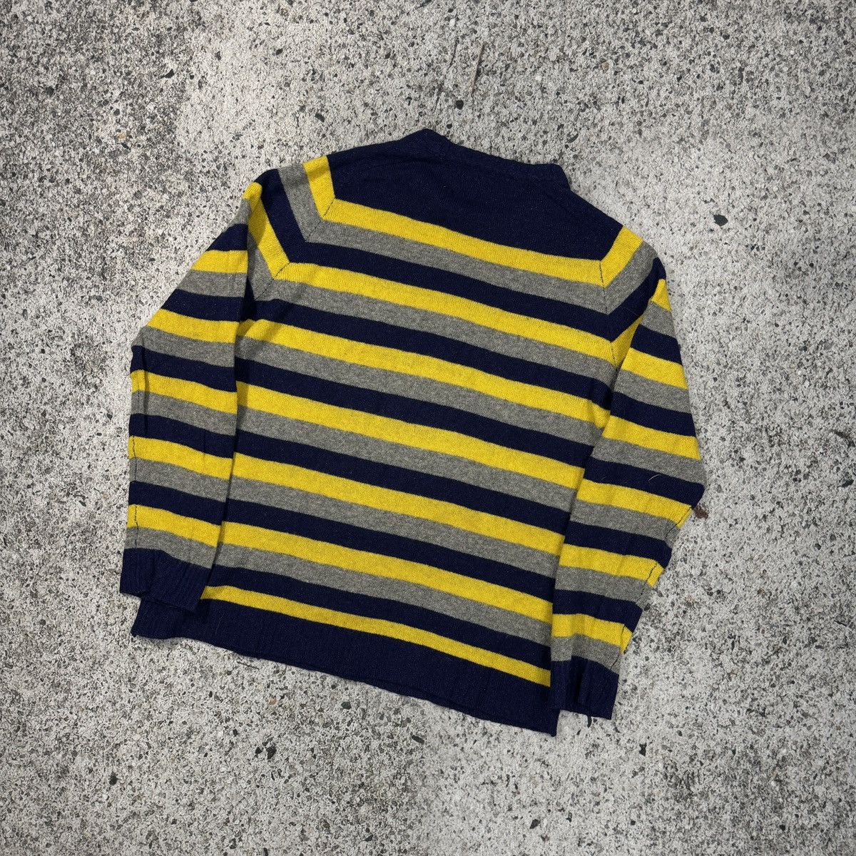 Raf by Raf Simons Raf by Raf Simons Striped Wool Sweater Size US XL / EU 56 / 4 - 10 Thumbnail