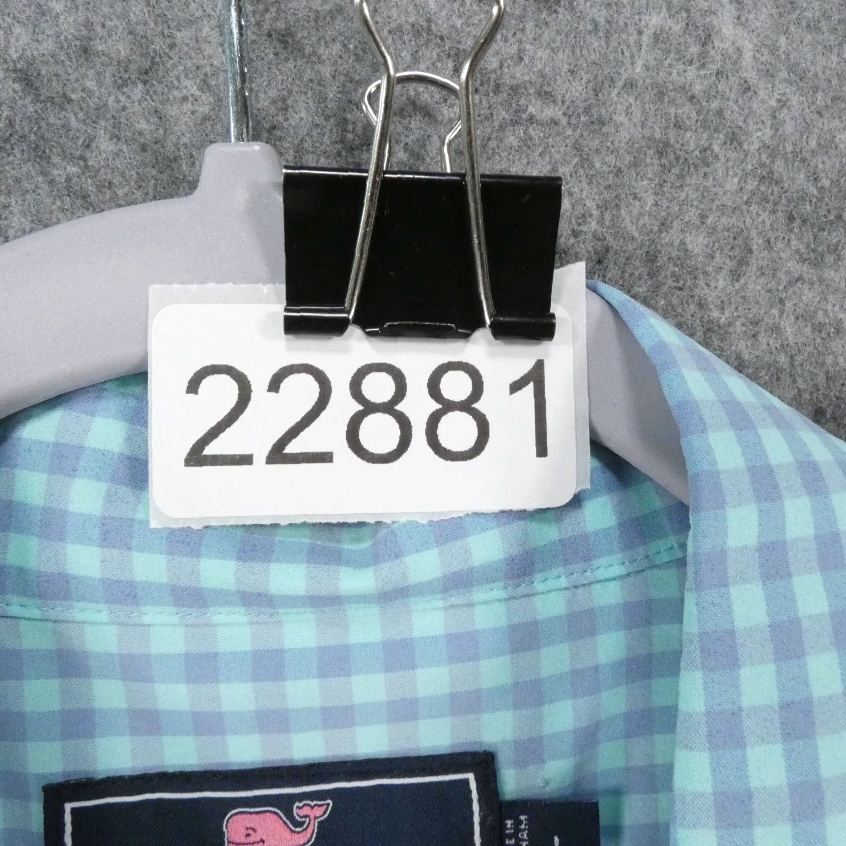Vineyard Vines VINEYARD VINES Button-Up Shirt Mens Large Classic Performance Murray Blue Purple Check Size US L / EU 52-54 / 3 - 7 Thumbnail