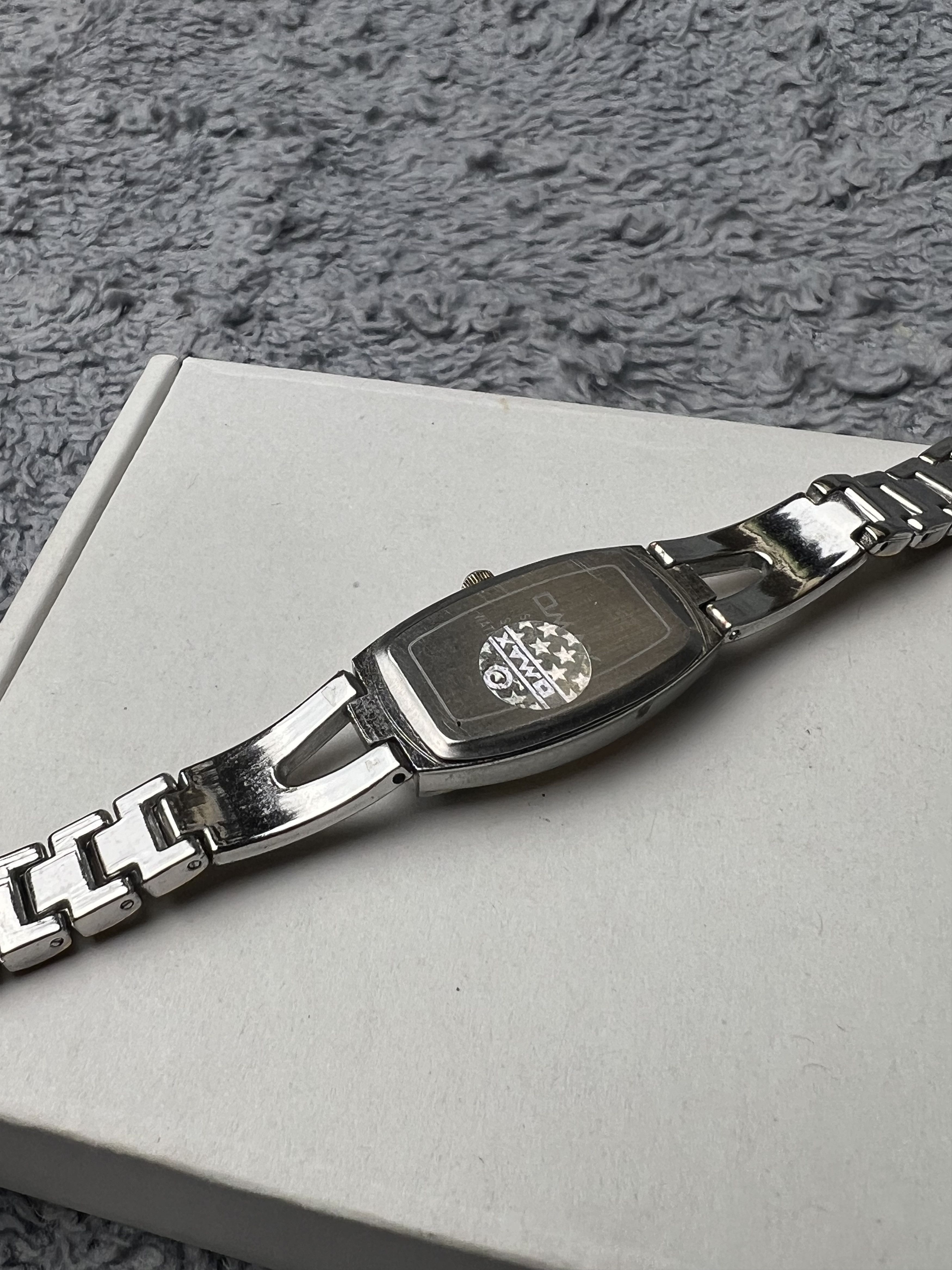 Vintage Vintage Omax Japanese Style Silver/Gold Bracelet Watch Size ONE SIZE - 12 Thumbnail