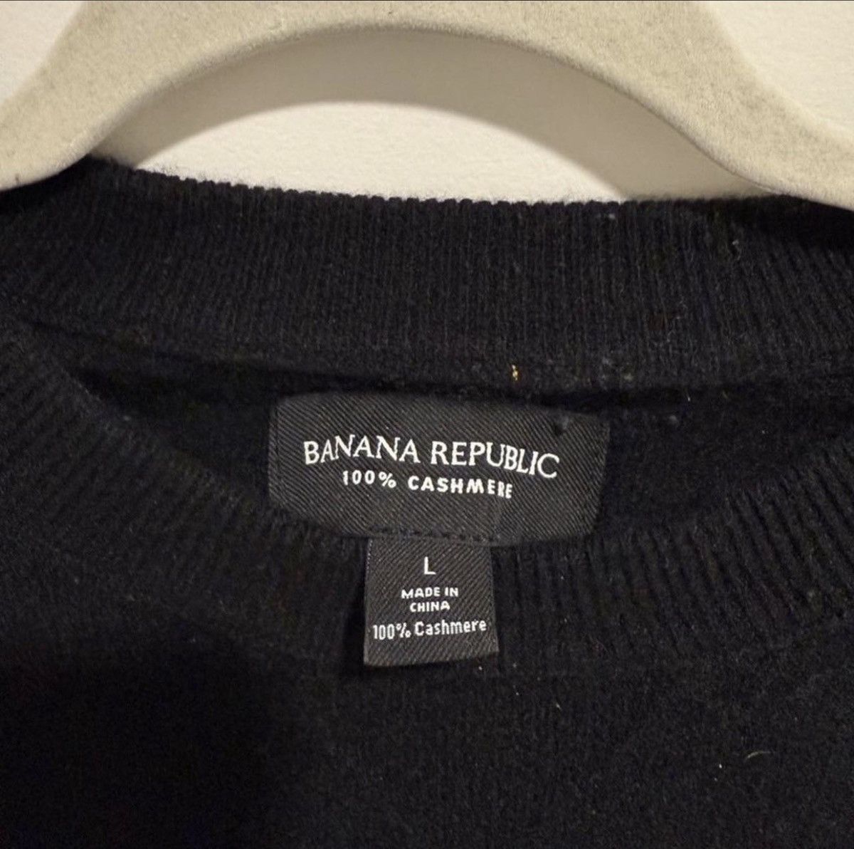 Banana Republic Banana Republic Black 100% Cashmere Sweater Size US L / EU 52-54 / 3 - 2 Thumbnail