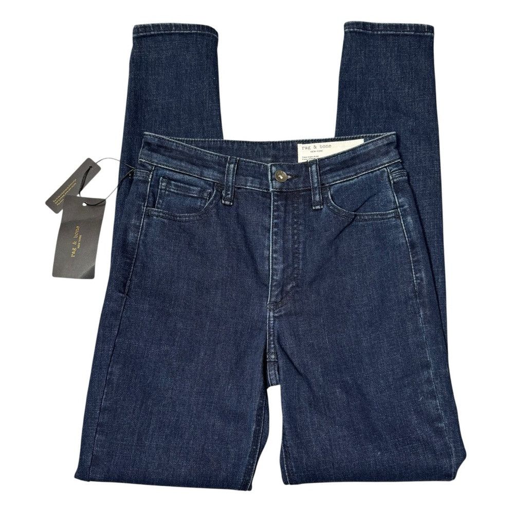 Rag & Bone NWT New $228 Rag & Bone Tina High Waist Skinny Jeans In Dar Size 24" / US 00 / IT 34 - 3 Thumbnail