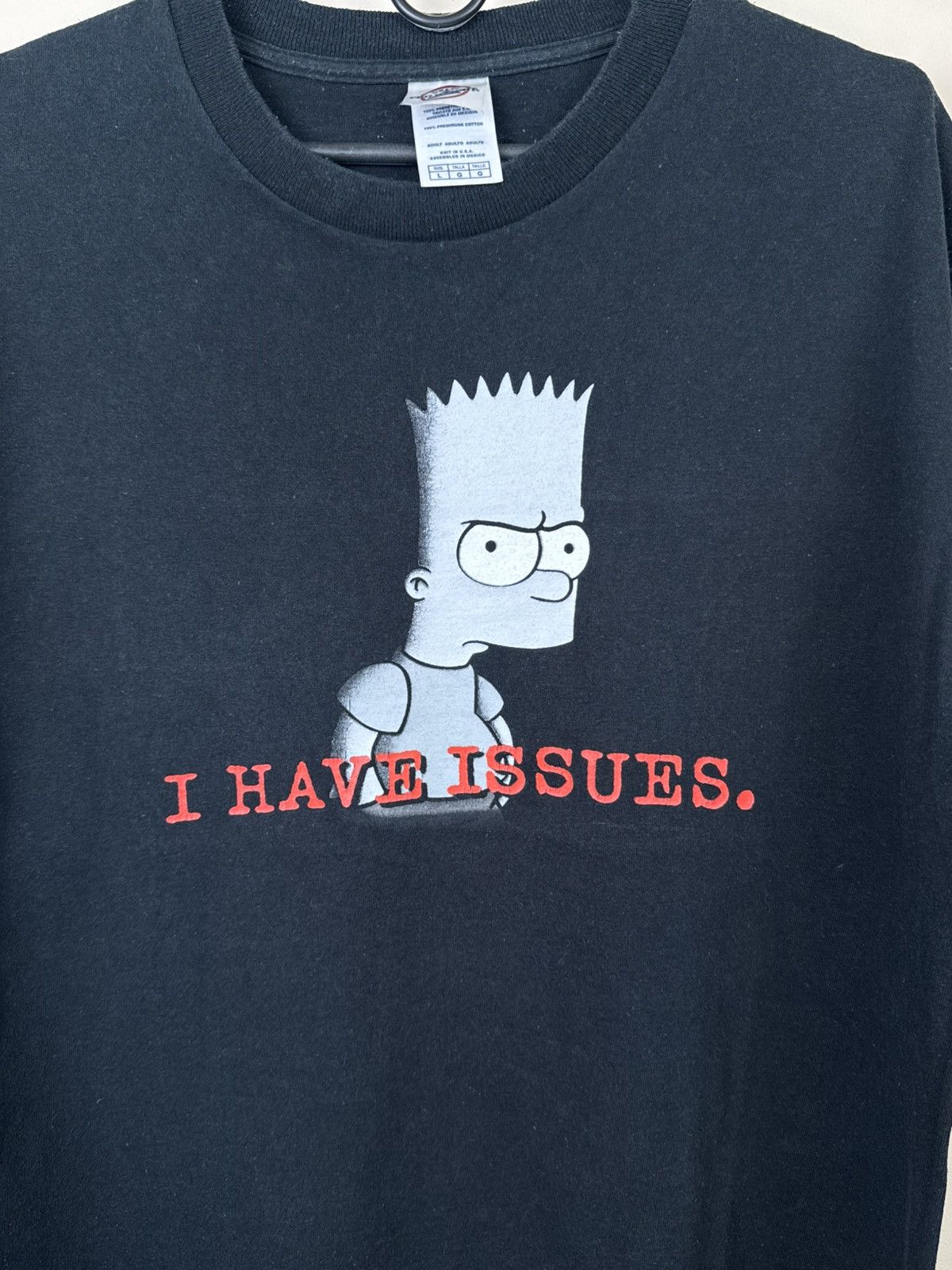 Other Vintage The Simpsons T shirt Bart I have issues 2001 L Size US L / EU 52-54 / 3 - 9 Thumbnail