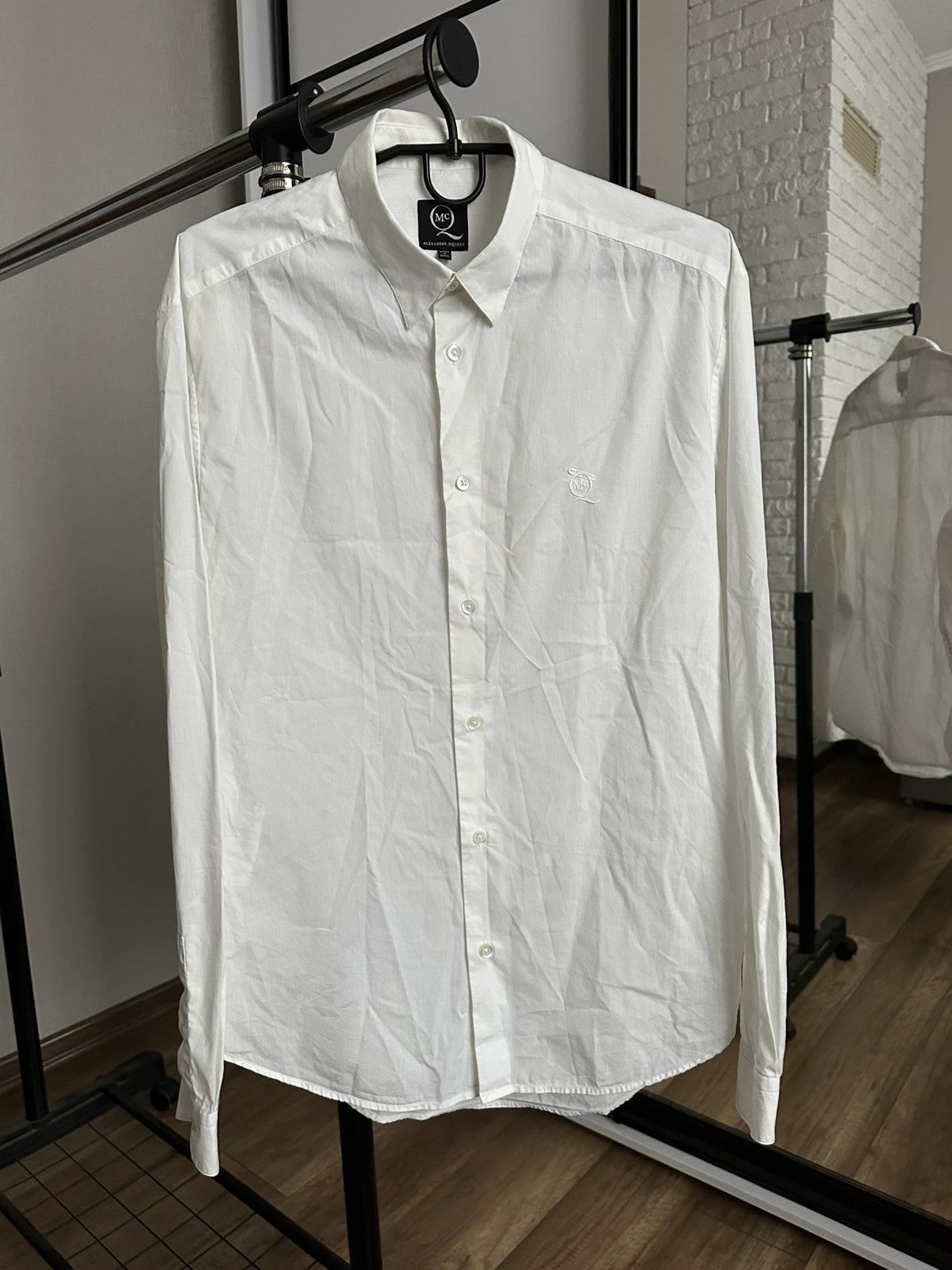 Alexander McQueen Alexander McQueen MCQ Shirt Button Up Long Sleeve Size US M / EU 48-50 / 2 - 2 Thumbnail
