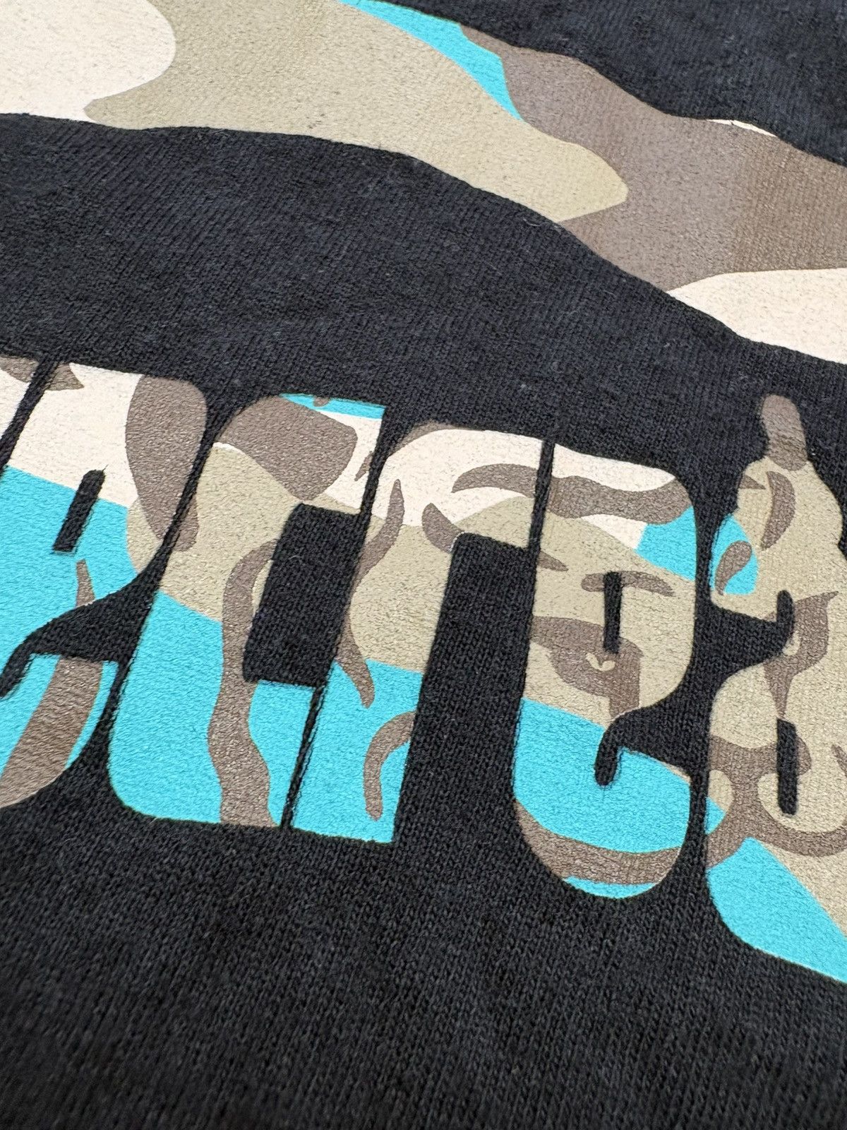 Icecream Ice Cream x Anime Camo Print Logo Tee BBC Black Streetwear Size US XL / EU 56 / 4 - 14 Thumbnail
