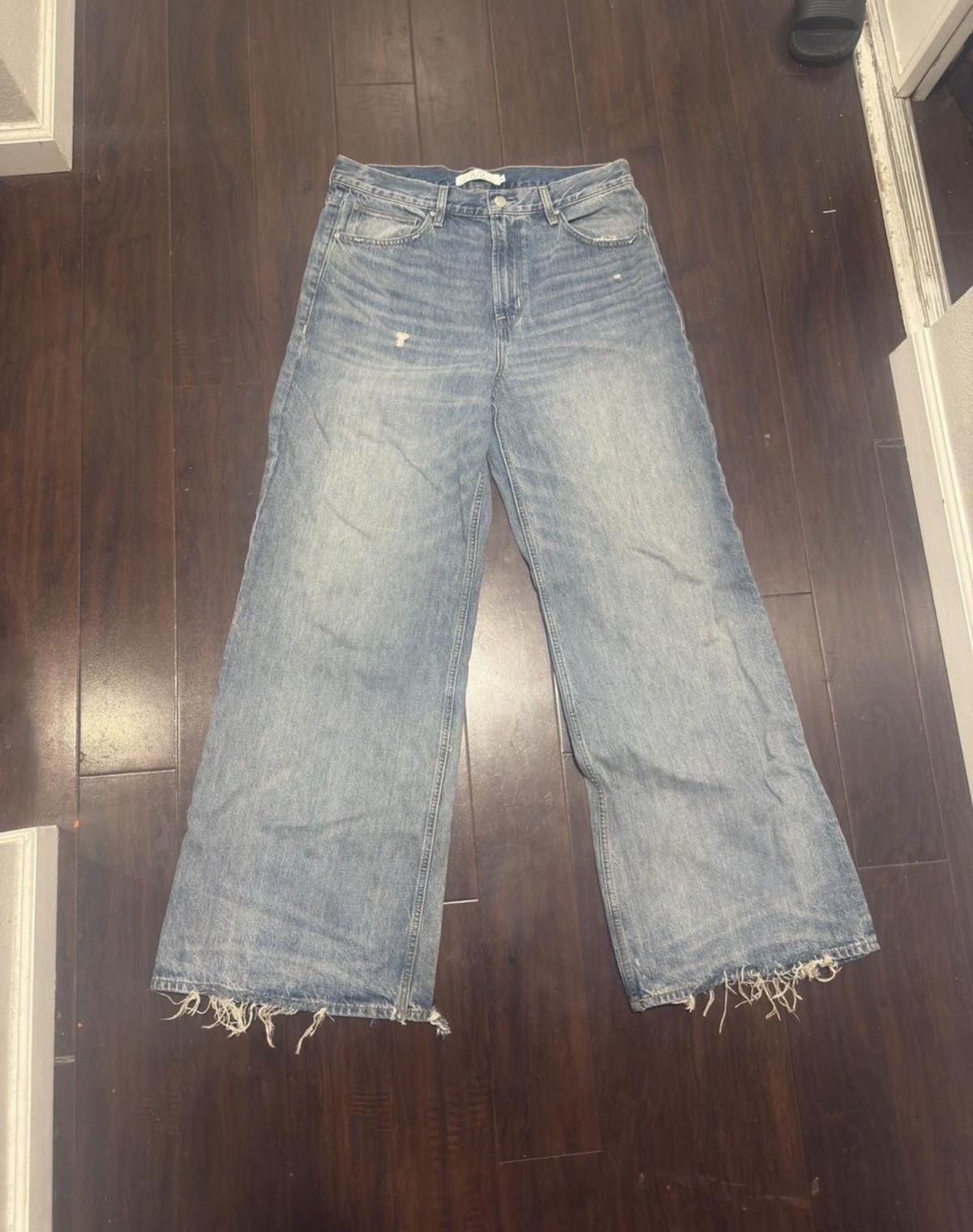 Hudson Hudson Moore Wide leg jeans Size US 34 / EU 50 - 1 Thumbnail