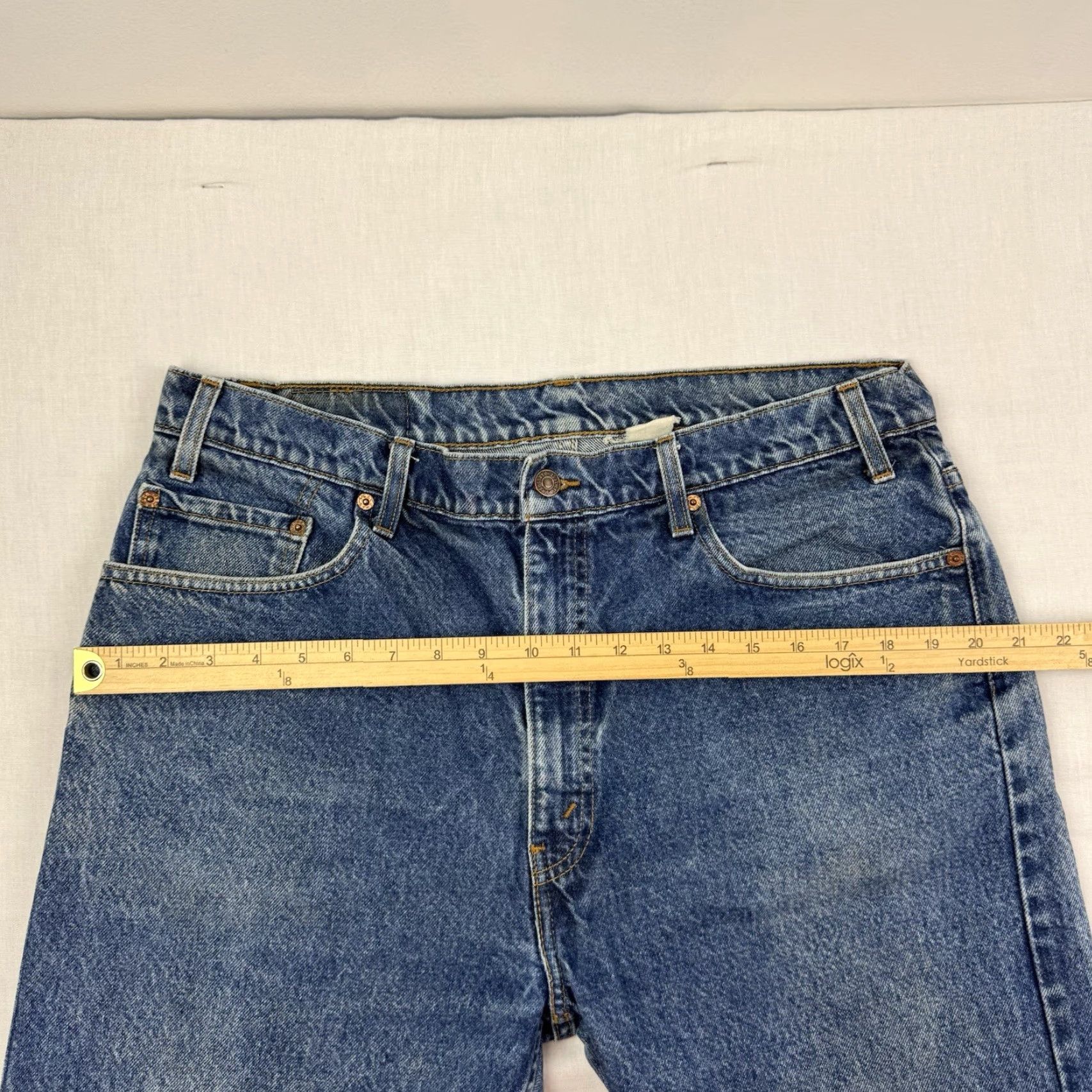 Levi's Vintage Levis Jeans Adult 34x29 Straight Leg Pants 1990s Vtg Classic Hipster Size US 34 / EU 50 - 6 Thumbnail